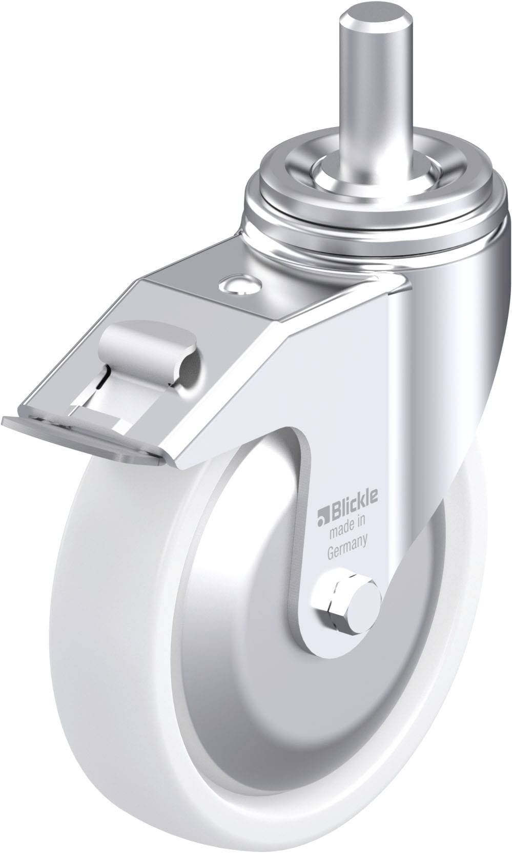 Blickle 852968 LHZ-SPO 201K-FI-FA Stahlblech-Lenkrolle Rad-Durchmesser: 200mm Tragfähigkeit (max.): 900kg 1St.