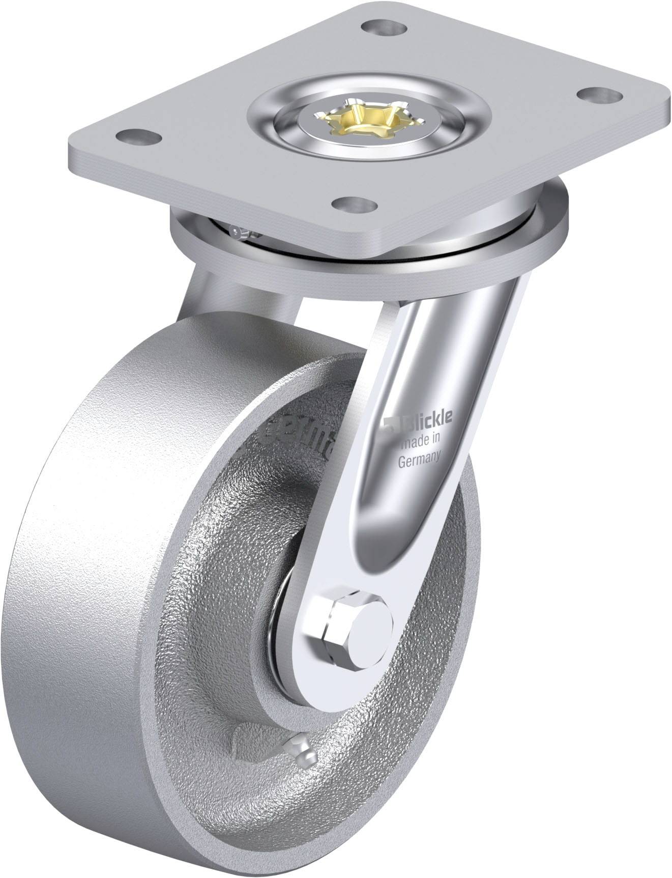 Blickle 937335 LIO-G 150IK Hitzebständige Schwerlast-Lenkrolle Rad-Durchmesser: 150mm Tragfähigkeit (max.): 900kg 1St.