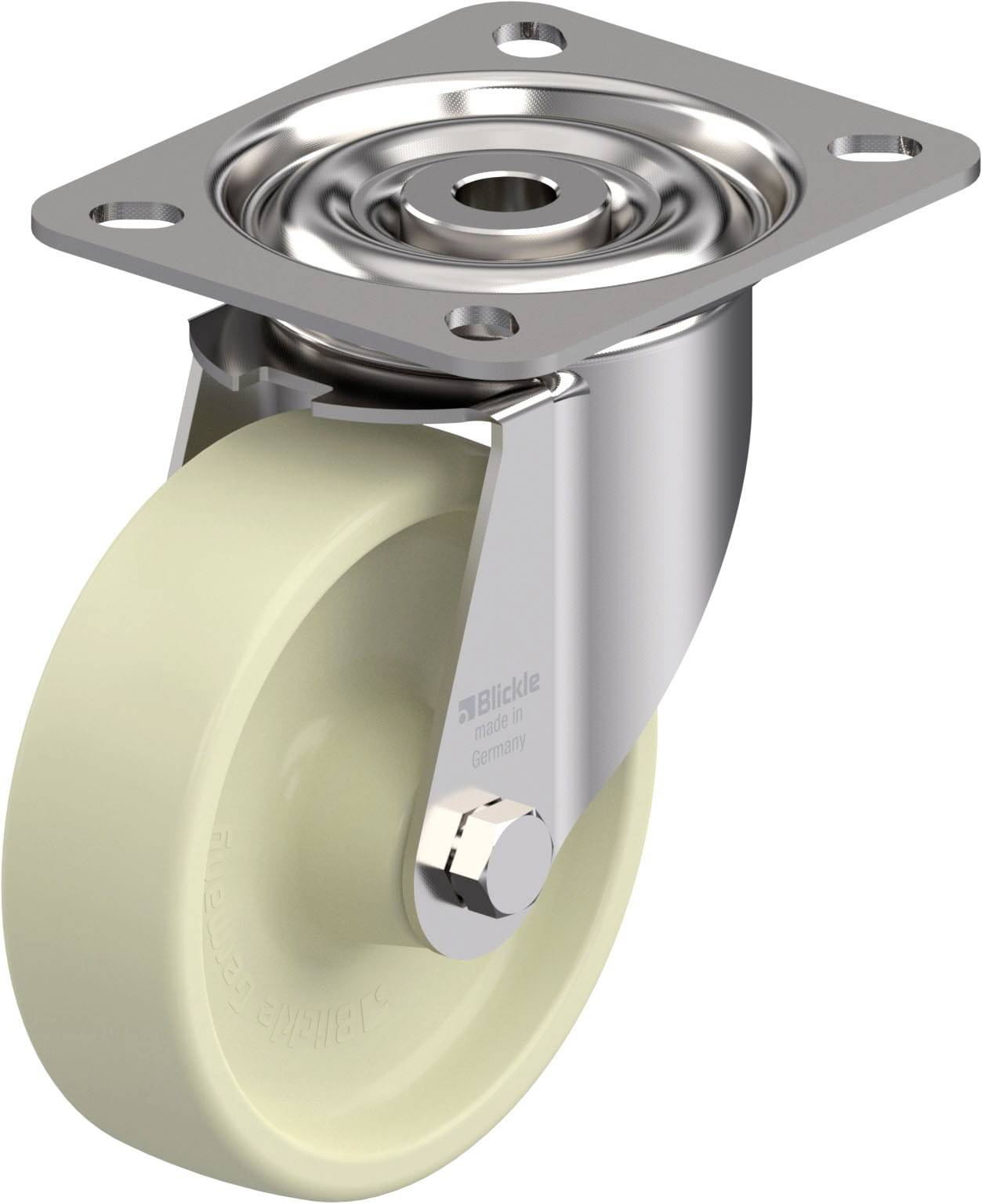 Blickle 871794 LIX-POH 100G-OF Hitzebeständige Edelstahl-Lenkrolle Rad-Durchmesser: 100mm Tragfähigkeit (max.): 150kg 1St.