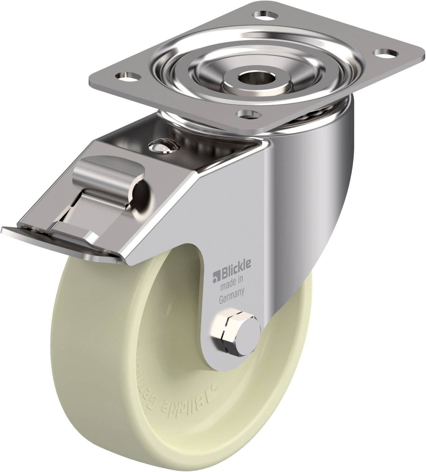 Blickle 900118 LIX-POH 150G-FI Hitzebeständige Edelstahl-Lenkrolle Rad-Durchmesser: 150mm Tragfähigkeit (max.): 350kg 1St.