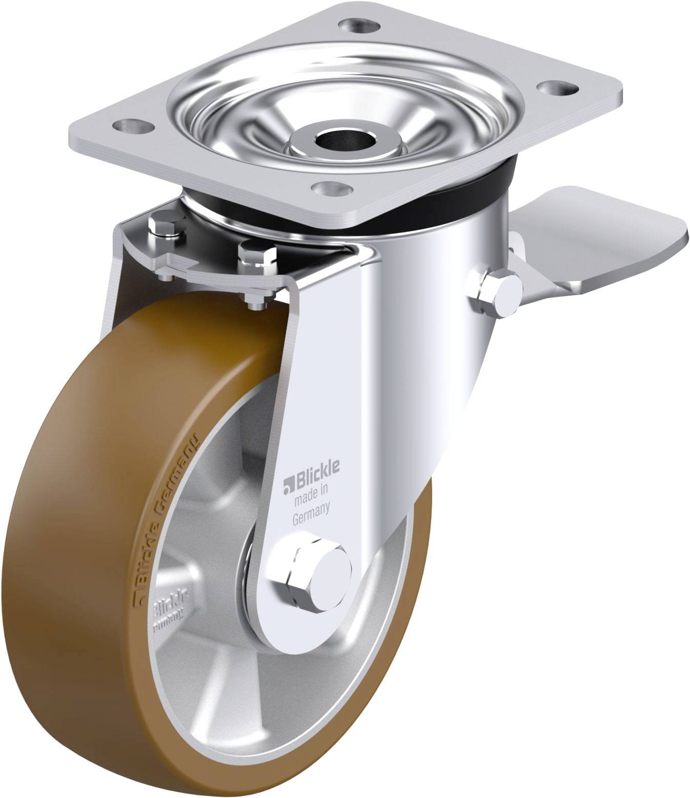 Blickle 921183 LK-ALB 150K-ST Stahlblech-Lenkrolle Rad-Durchmesser: 150mm Tragfähigkeit (max.): 600kg 1St.
