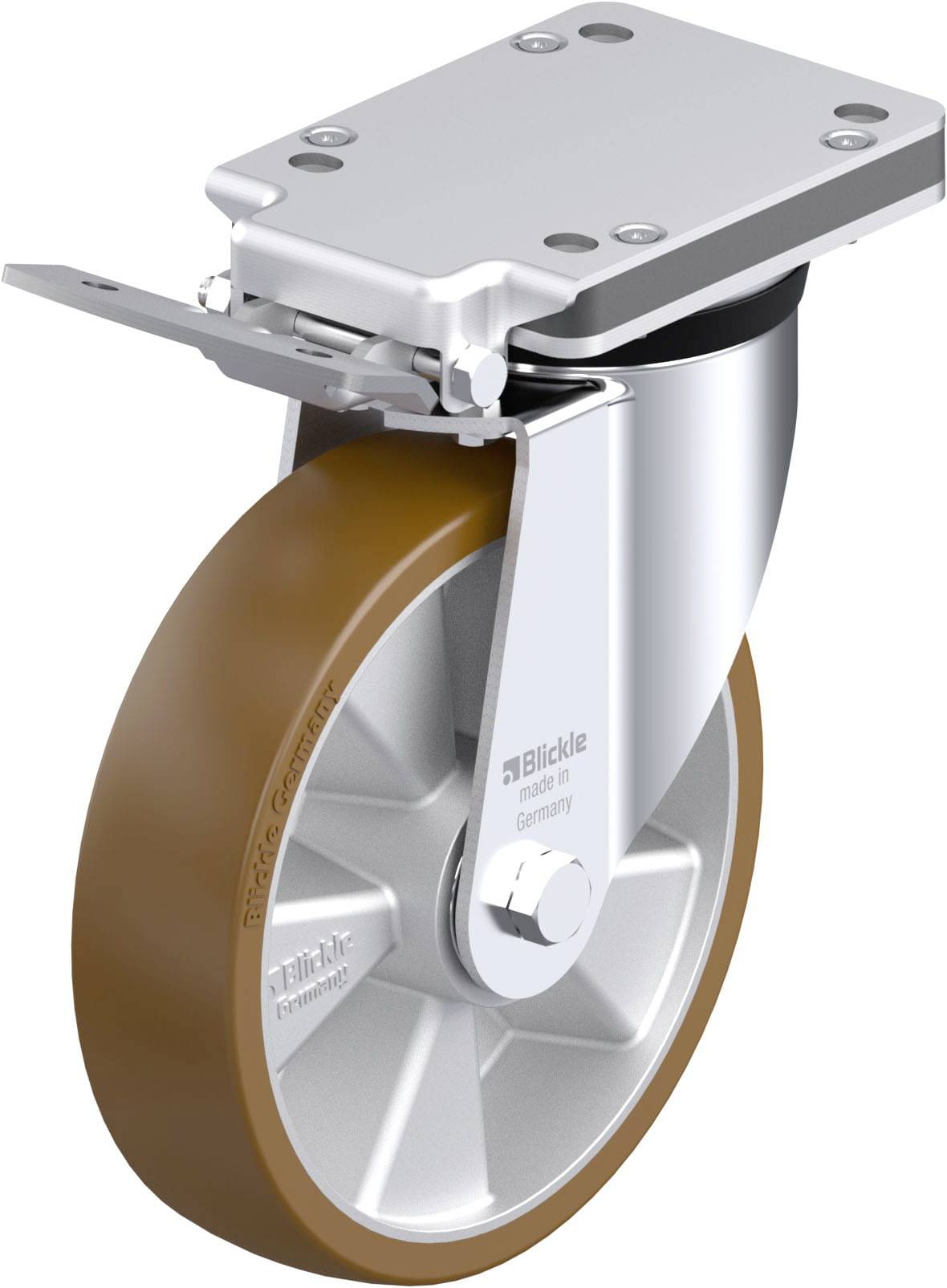 Blickle 918555 LK-ALB 200K-IS Stahlblech-Lenkrolle Rad-Durchmesser: 200mm Tragfähigkeit (max.): 600kg 1St.