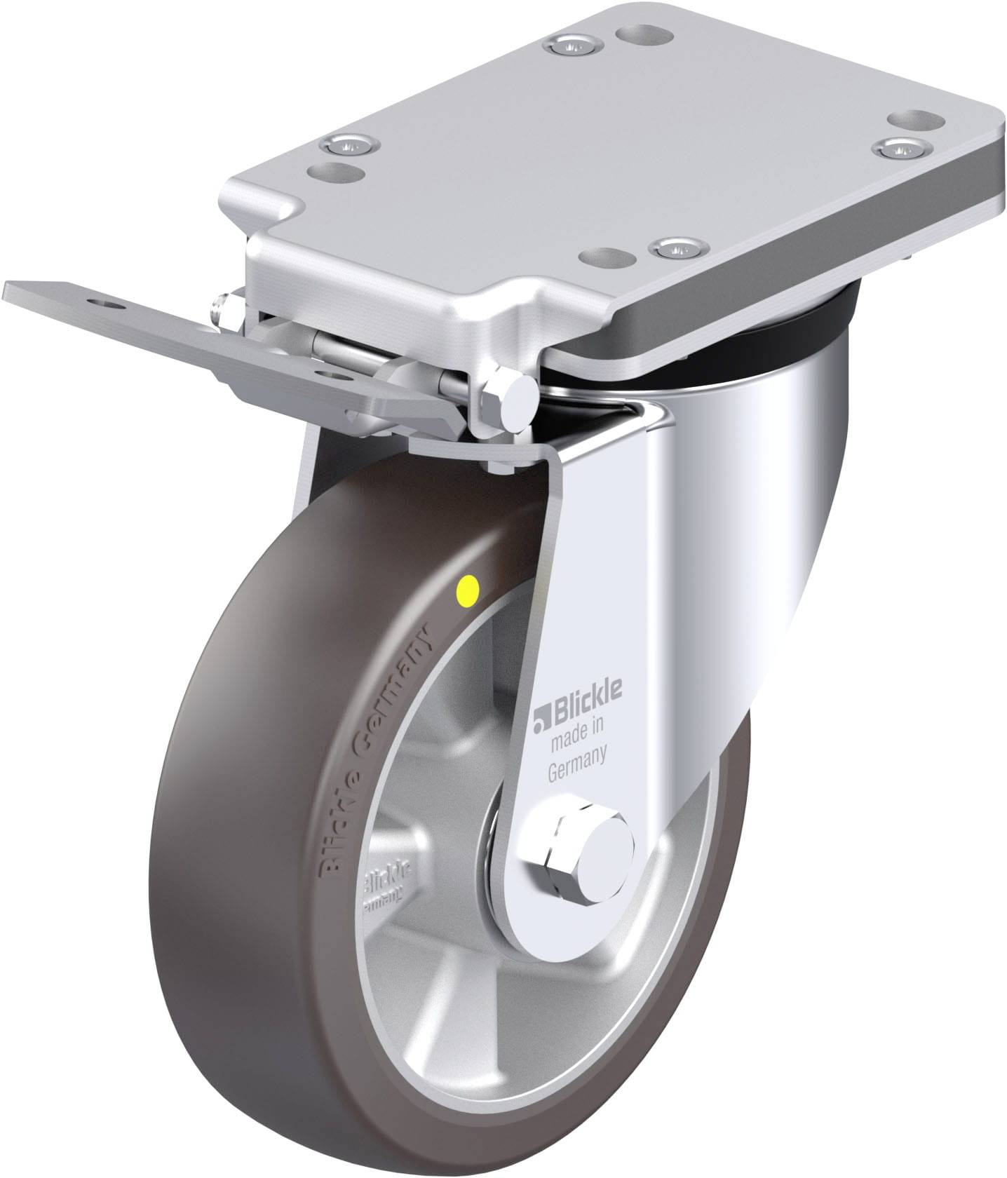 Blickle 936495 LK-ALST 160K-IS-AS Stahlblech-Lenkrolle Rad-Durchmesser: 160mm Tragfähigkeit (max.): 580kg 1St.