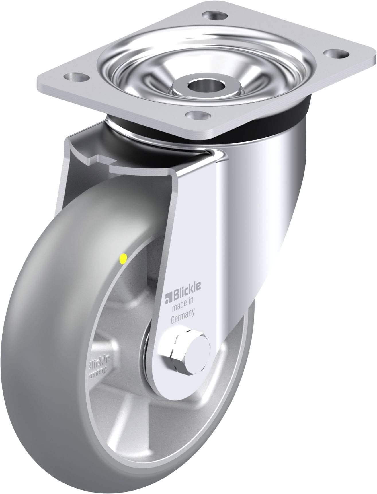 Blickle 922435 LK-ALTH 160K-AS-CO Stahlblech-Lenkrolle Rad-Durchmesser: 160mm Tragfähigkeit (max.): 600kg 1St.