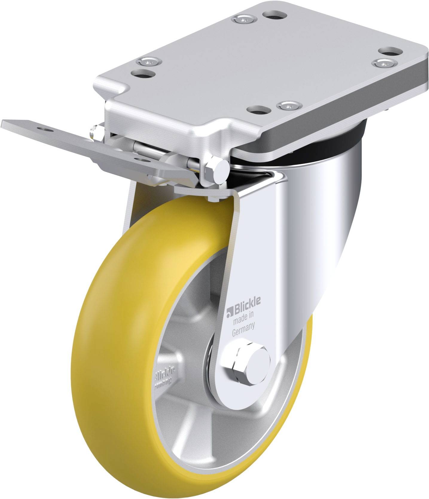 Blickle 931913 LK-ALTH 160K-IS-CO Stahlblech-Lenkrolle Rad-Durchmesser: 160mm Tragfähigkeit (max.): 600kg 1St.