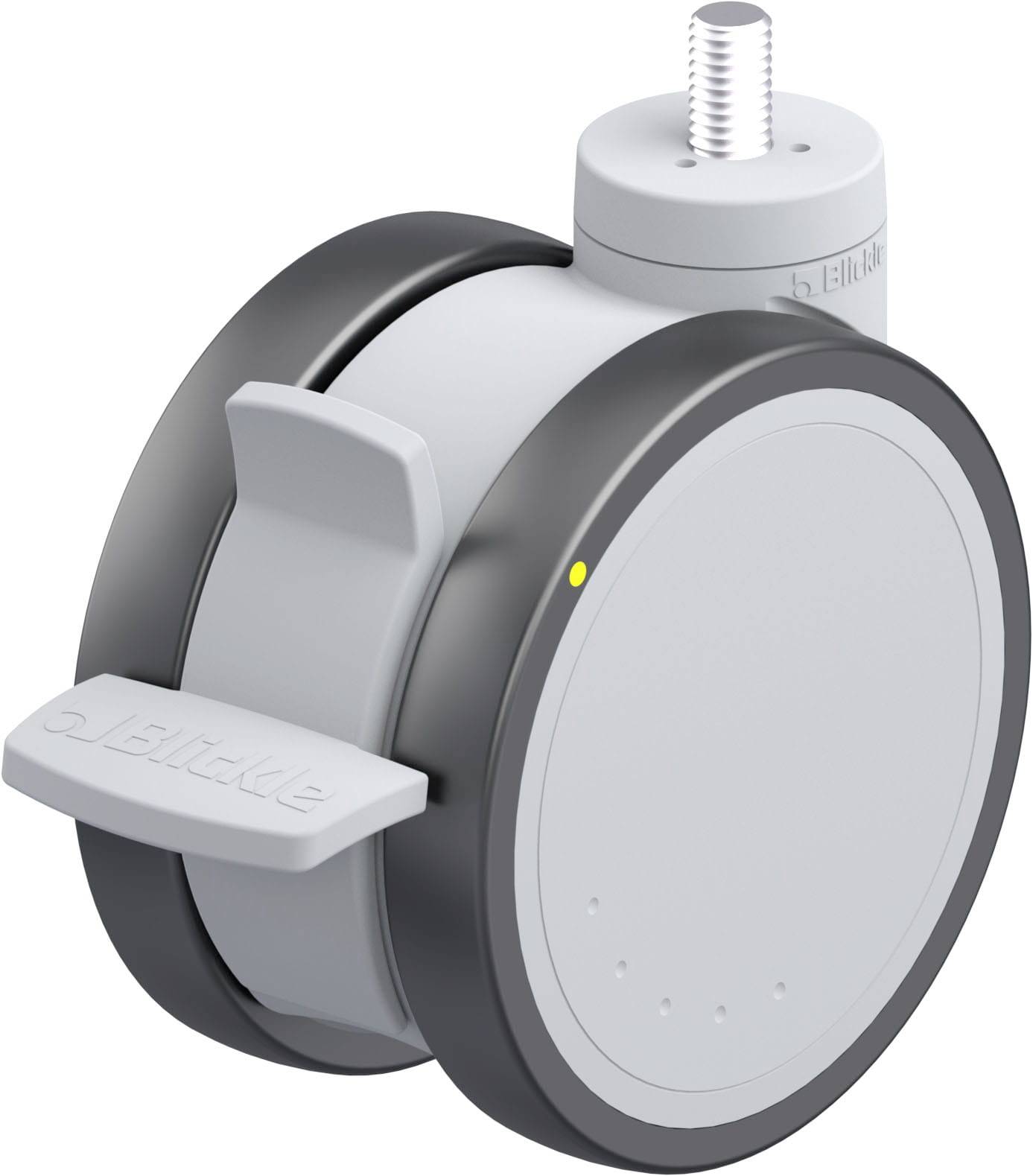 Blickle 935696 LKDGH-PATH 125K-FI-ELS-GS12 Kunststoff-Doppelrolle Rad-Durchmesser: 125mm Tragfähigkeit (max.): 125kg 1St.