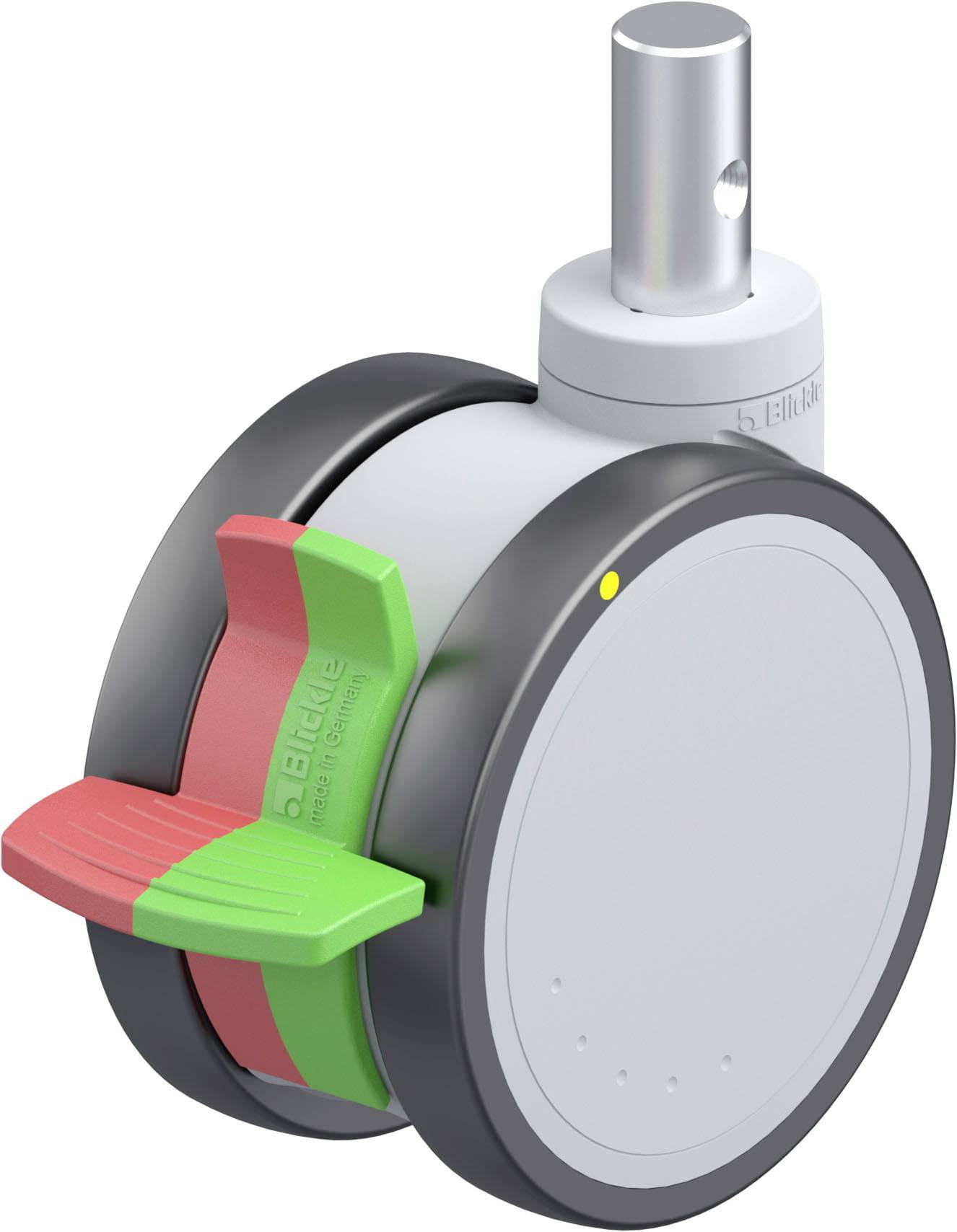 Blickle 935686 LKDGH-PATH 125K-RIFI-ELS-ZA55 Kunststoff-Doppelrolle Rad-Durchmesser: 125mm Tragfähigkeit (max.): 125kg 1St.