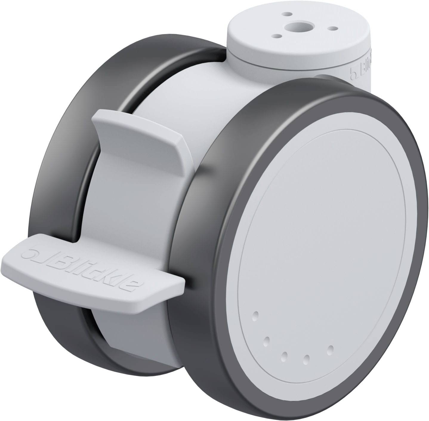 Blickle 942209 LKDG-PATH 100K-9-FI Kunststoff-Doppelrolle Rad-Durchmesser: 100mm Tragfähigkeit (max.): 100kg 1St.