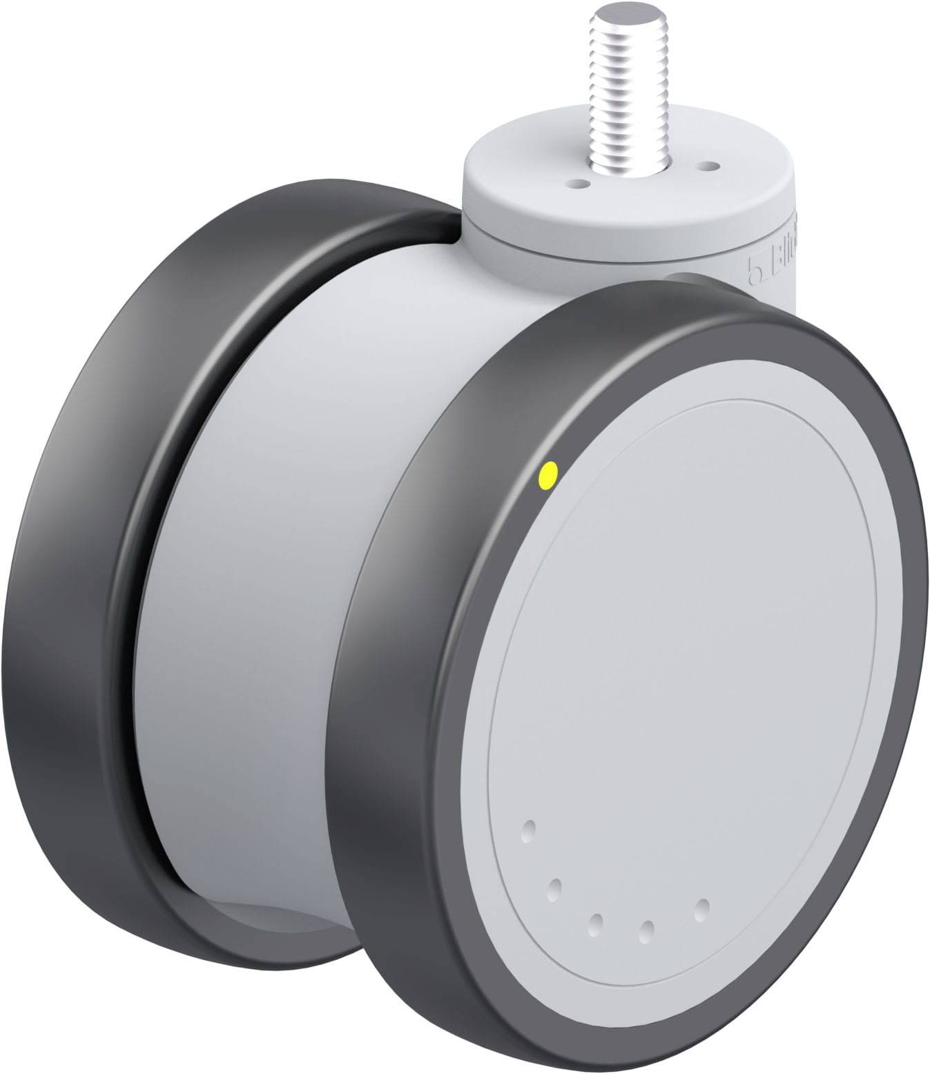 Blickle 935716 LKDG-PATH 100K-ELS-GS10 Kunststoff-Doppelrolle Rad-Durchmesser: 100mm Tragfähigkeit (max.): 100kg 1St.