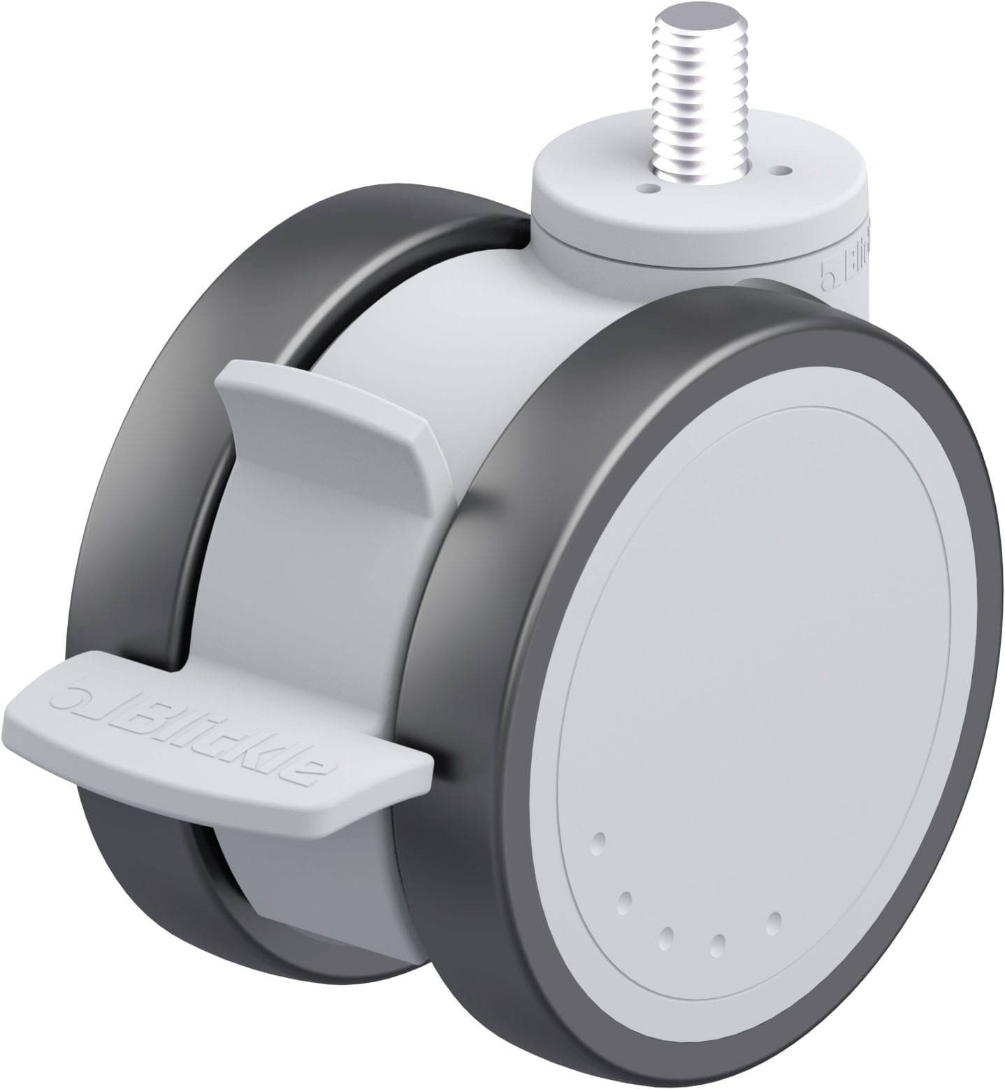 Blickle 935729 LKDG-PATH 100K-FI-GS12 Kunststoff-Doppelrolle Rad-Durchmesser: 100mm Tragfähigkeit (max.): 100kg 1St.