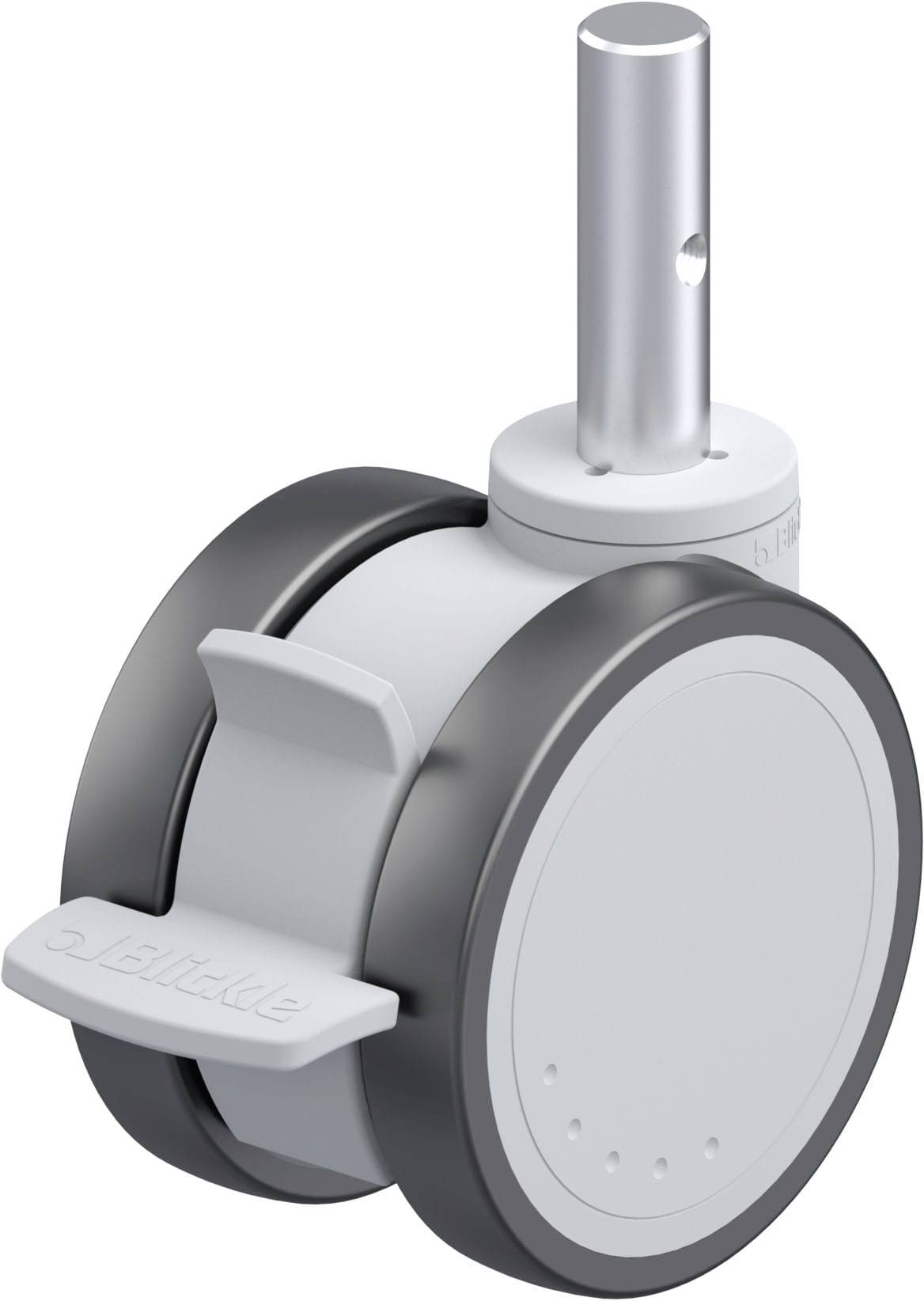 Blickle 935730 LKDG-PATH 100K-FI-ZA51 Kunststoff-Doppelrolle Rad-Durchmesser: 100mm Tragfähigkeit (max.): 100kg 1St.