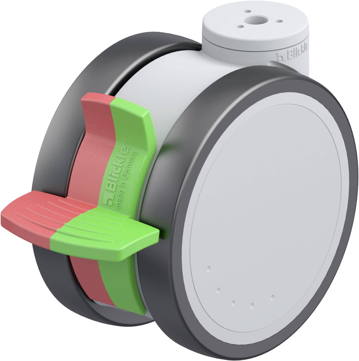 Blickle 935738 LKDG-PATH 125K-11-RIFI Kunststoff-Doppelrolle Rad-Durchmesser: 125mm Tragfähigkeit (max.): 125kg 1St.