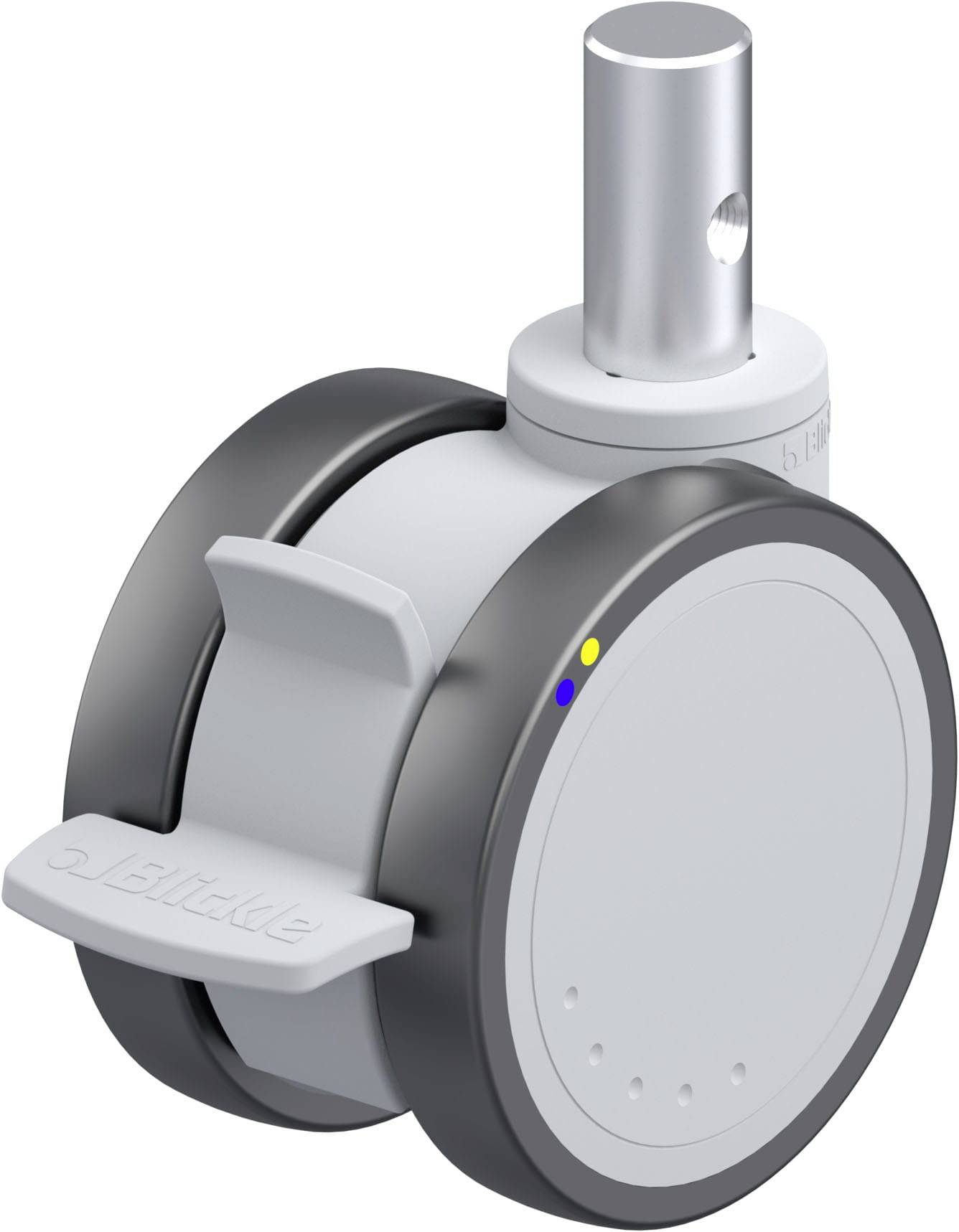 Blickle 935864 LKDGX-PATH 100XK-FI-ELS-ZAX55 Kunststoff-Doppelrolle Rad-Durchmesser: 100mm Tragfähigkeit (max.): 100kg 1St.