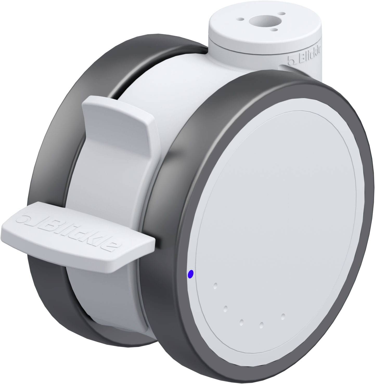 Blickle 872901 LKDGX-PATH 125XK-FI Kunststoff-Doppelrolle Rad-Durchmesser: 125mm Tragfähigkeit (max.): 125kg 1St.