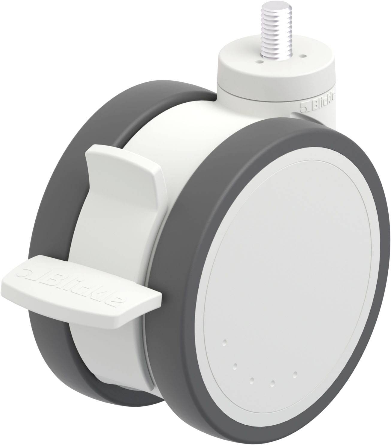 Blickle 935574 LKDH-PATH 125K-FI-GS12 Kunststoff-Doppelrolle Rad-Durchmesser: 125mm Tragfähigkeit (max.): 125kg 1St.