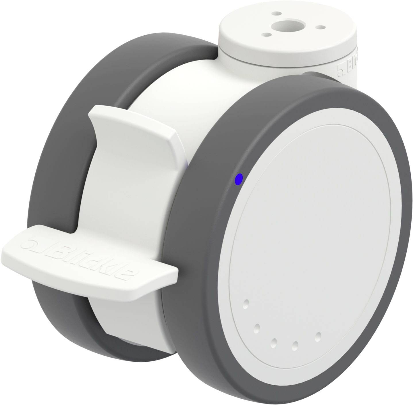 Blickle 935991 LKDX-PATH 100XK-11-FI Kunststoff-Doppelrolle Rad-Durchmesser: 100mm Tragfähigkeit (max.): 100kg 1St.