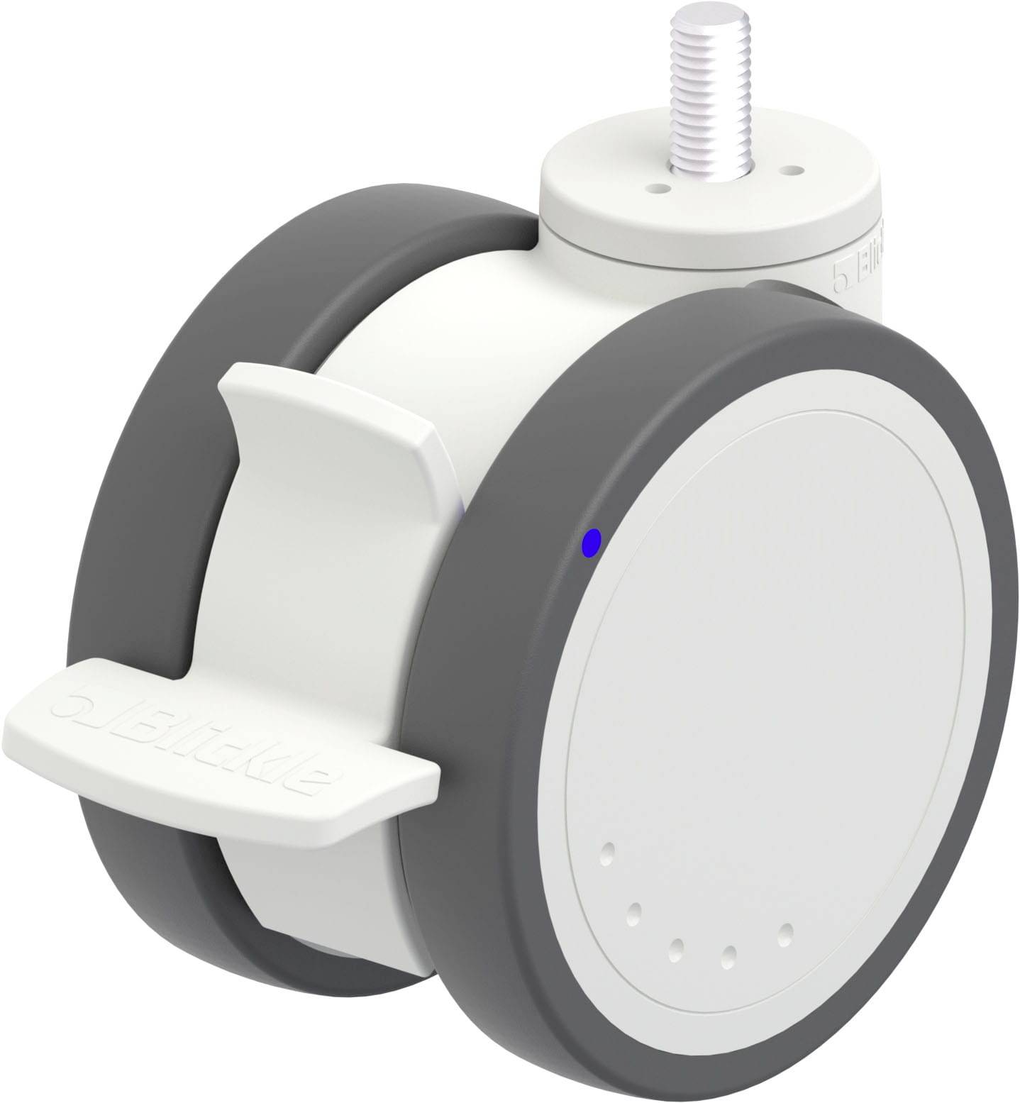 Blickle 936006 LKDX-PATH 100XK-FI-GSX10 Kunststoff-Doppelrolle Rad-Durchmesser: 100mm Tragfähigkeit (max.): 100kg 1St.