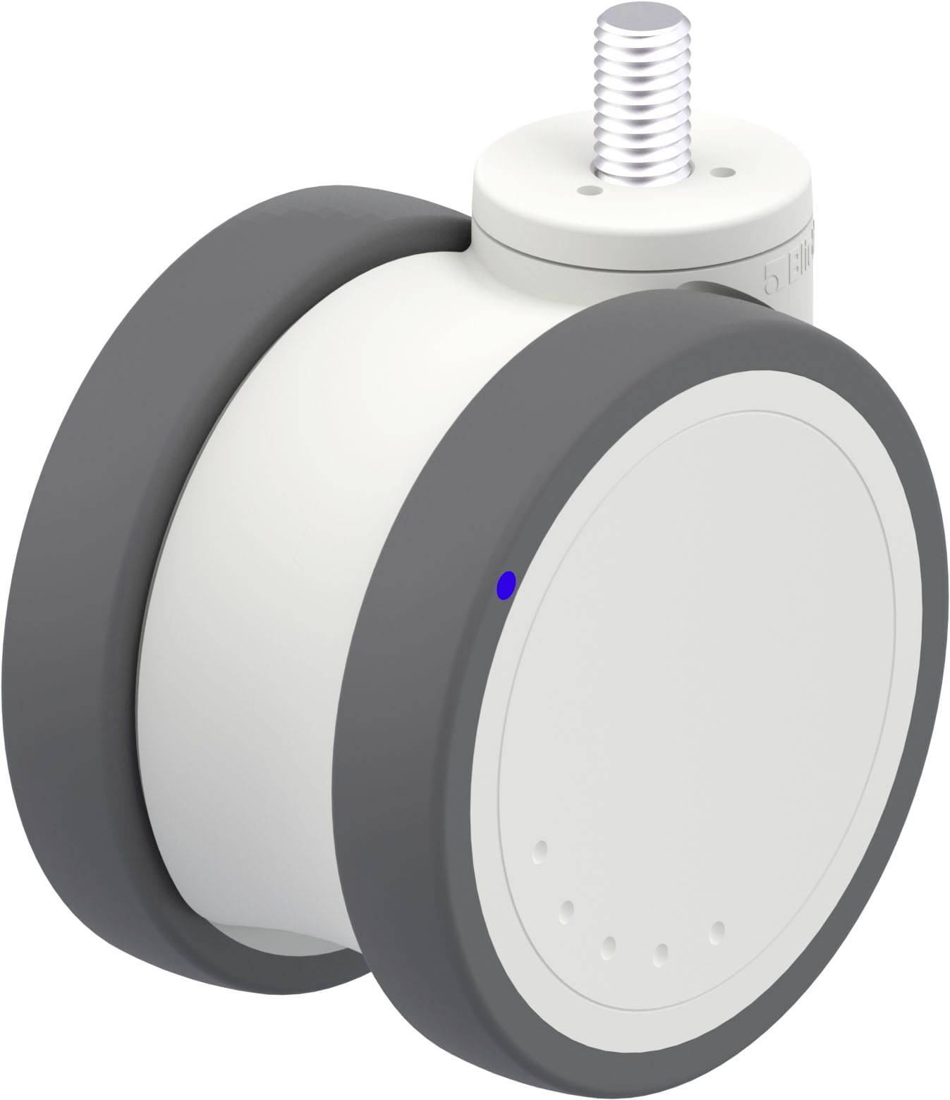 Blickle 936012 LKDX-PATH 100XK-GSX12 Kunststoff-Doppelrolle Rad-Durchmesser: 100mm Tragfähigkeit (max.): 100kg 1St.