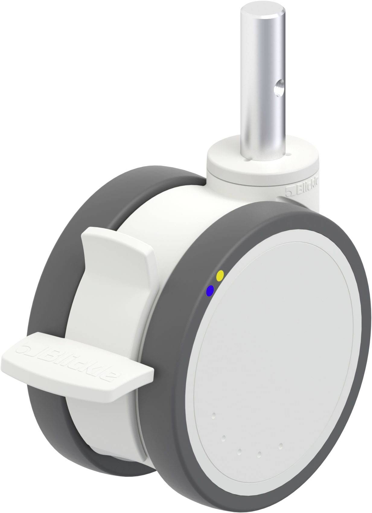 Blickle 922647 LKDX-PATH 125XK-FI-ELS-ZAX51 Kunststoff-Doppelrolle Rad-Durchmesser: 125mm Tragfähigkeit (max.): 125kg 1St.