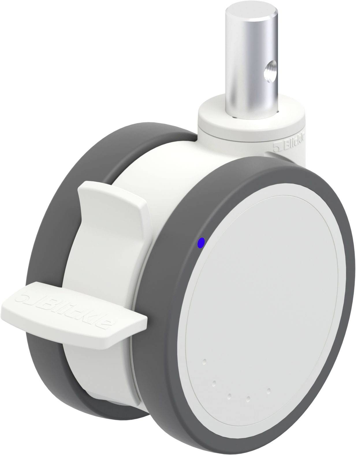 Blickle 872923 LKDX-PATH 125XK-FI-ZAX55 Kunststoff-Doppelrolle Rad-Durchmesser: 125mm Tragfähigkeit (max.): 125kg 1St.