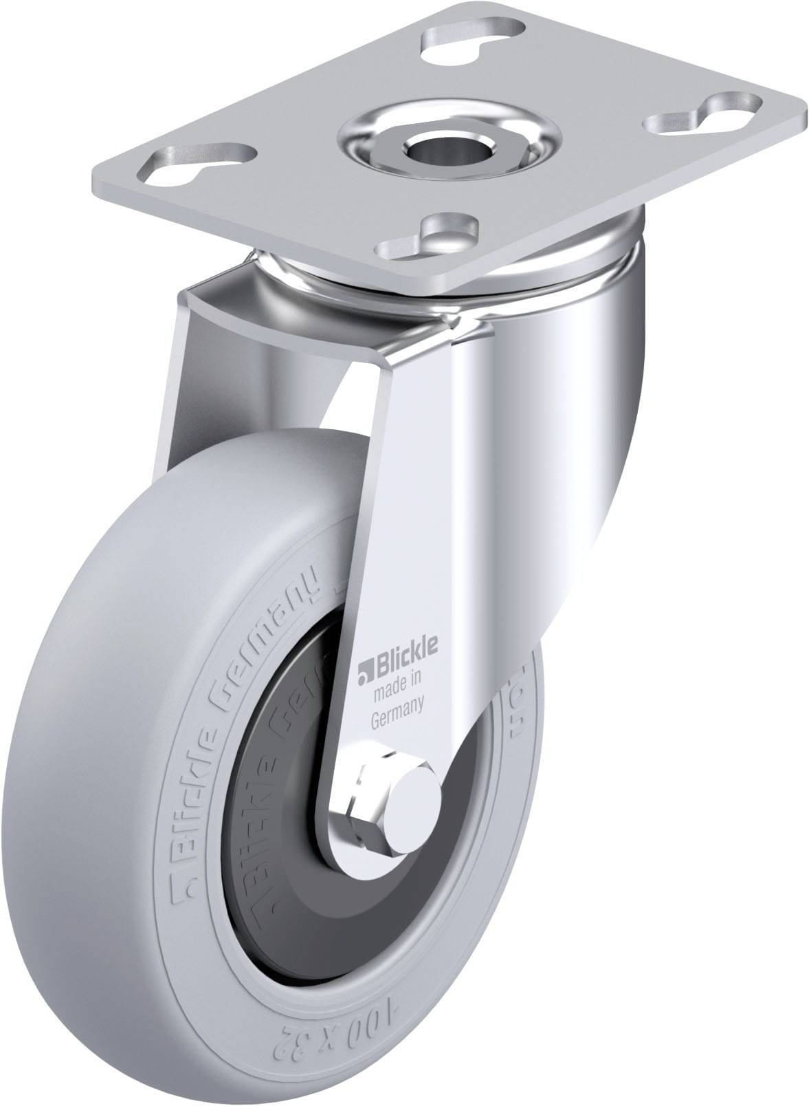 Blickle 921795 LKPA-POES 102KF-SG Apparate-Lenkrolle Rad-Durchmesser: 100mm Tragfähigkeit (max.): 120kg 1St.