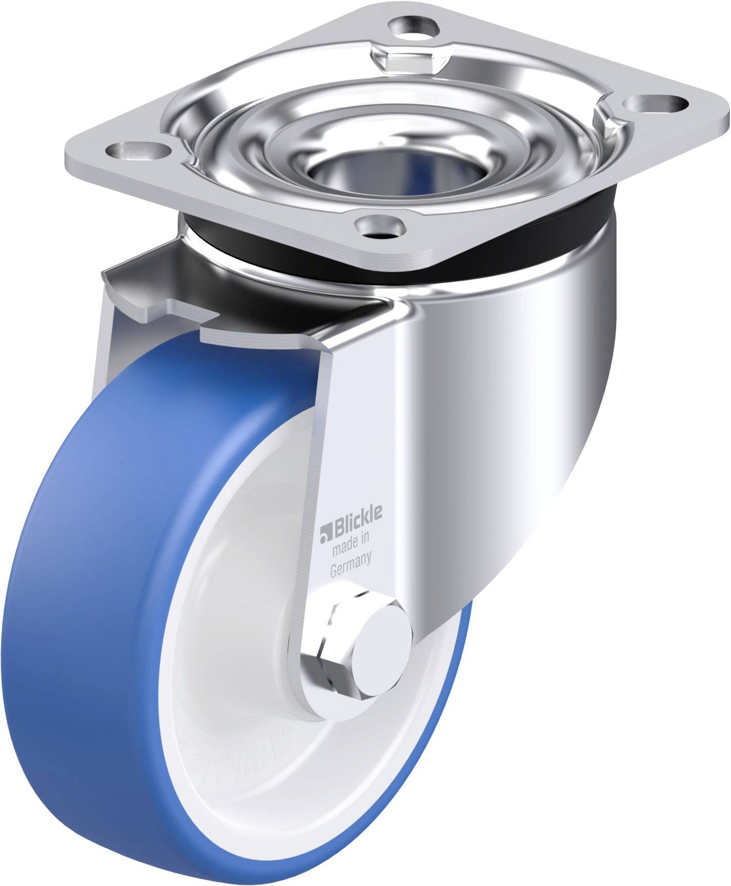 Blickle 936352 LK-POTHS 100R-1 Stahlblech-Lenkrolle Rad-Durchmesser: 100mm Tragfähigkeit (max.): 200kg 1St.