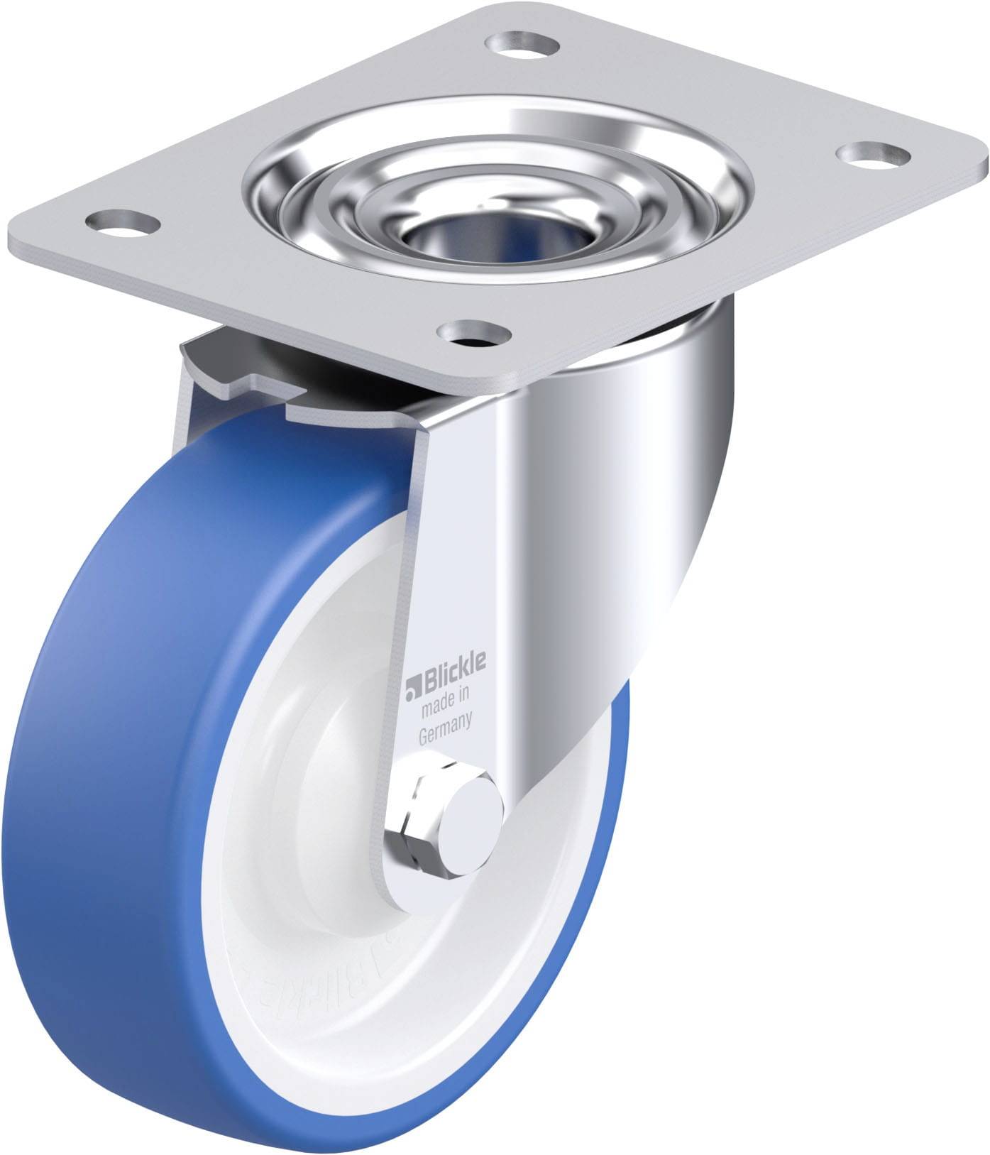 Blickle 936396 LK-POTHS 125KA-3 Stahlblech-Lenkrolle Rad-Durchmesser: 125mm Tragfähigkeit (max.): 275kg 1St.