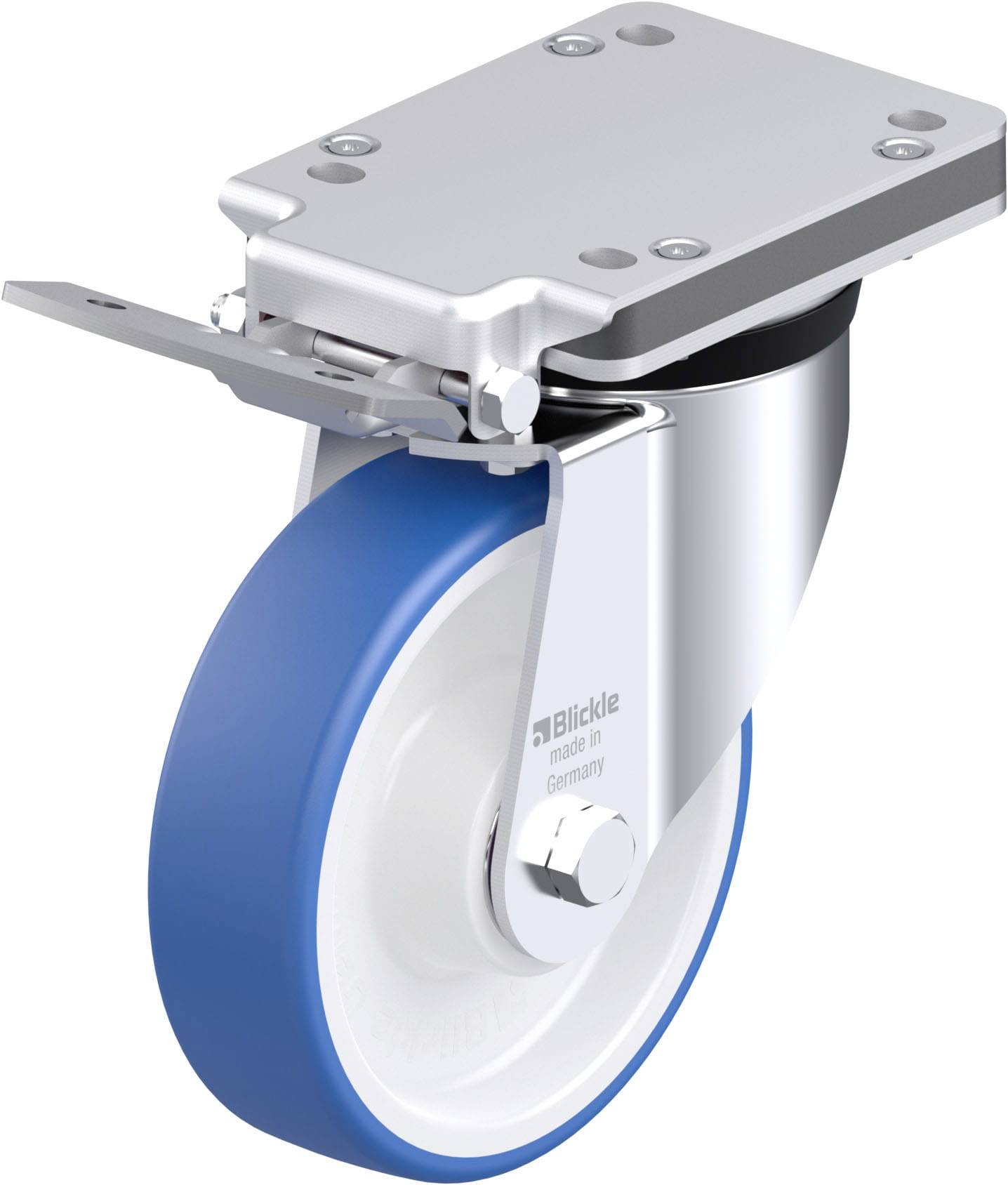 Blickle 947994 LK-POTHS 160XK-IS Stahlblech-Lenkrolle Rad-Durchmesser: 160mm Tragfähigkeit (max.): 400kg 1St.
