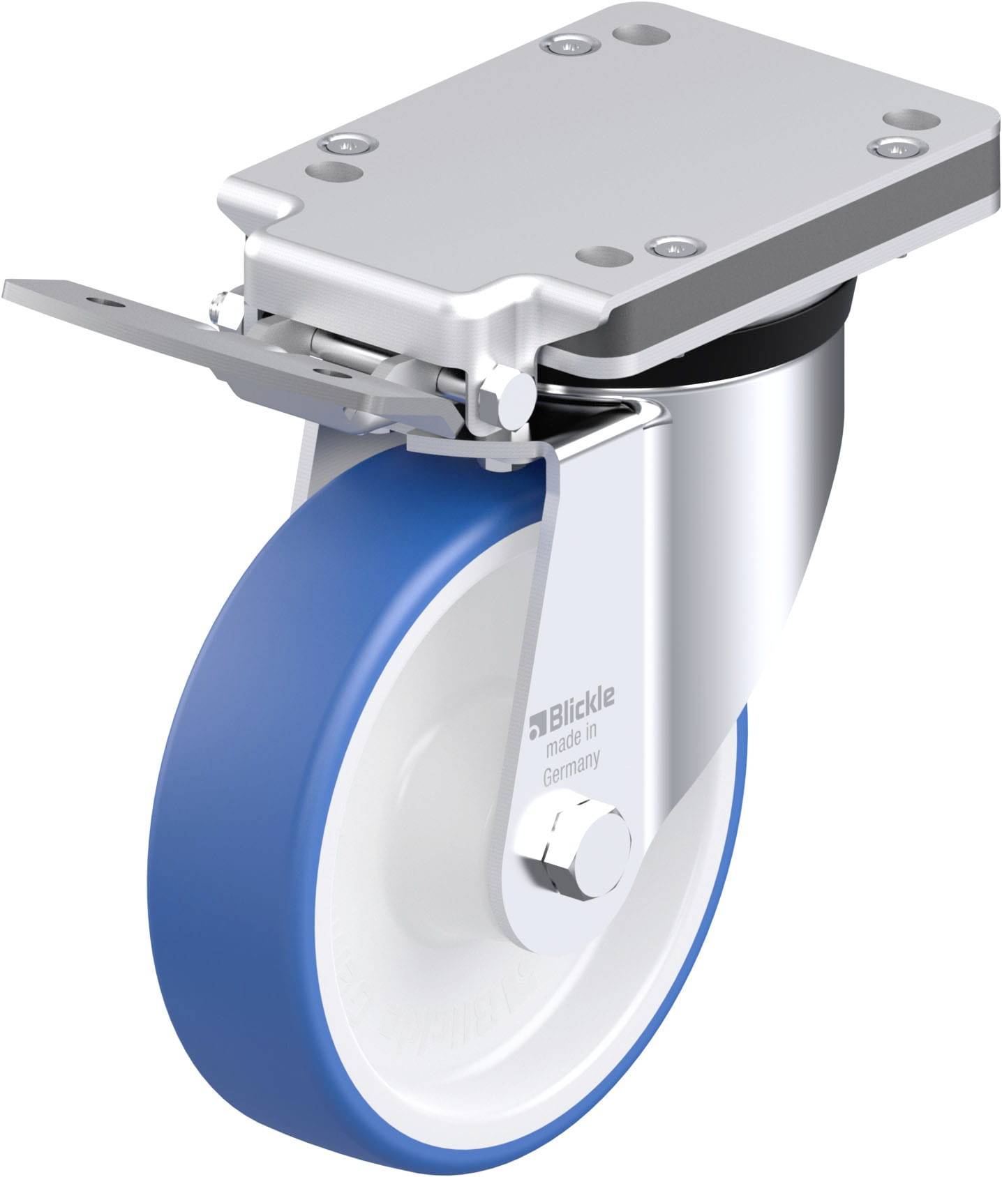 Blickle 948002 LK-POTHS 160XR-IS Stahlblech-Lenkrolle Rad-Durchmesser: 160mm Tragfähigkeit (max.): 400kg 1St.