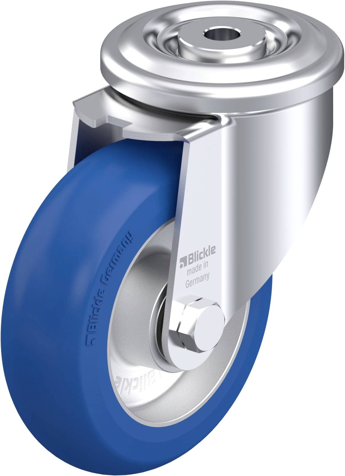 Blickle 882668 LKR-ALBS 125K-CO Stahlblech-Lenkrolle Rad-Durchmesser: 125mm Tragfähigkeit (max.): 350kg 1St.