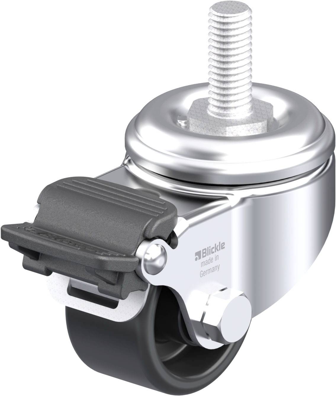 Blickle 935479 LKRA-POA 52G-RA-GS12 Apparate-Lenkrolle Rad-Durchmesser: 50mm Tragfähigkeit (max.): 120kg 1St.