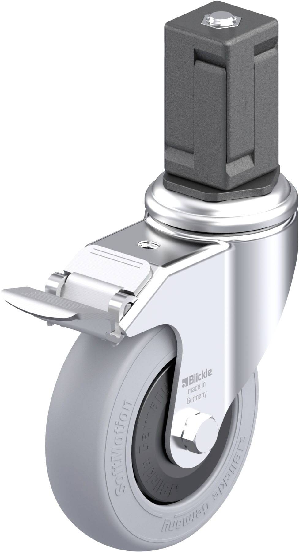 Blickle 952347 LKRA-POES 102KF-11-FI-SG-EV17 Apparate-Lenkrolle Rad-Durchmesser: 100mm Tragfähigkeit (max.): 120kg 1St.