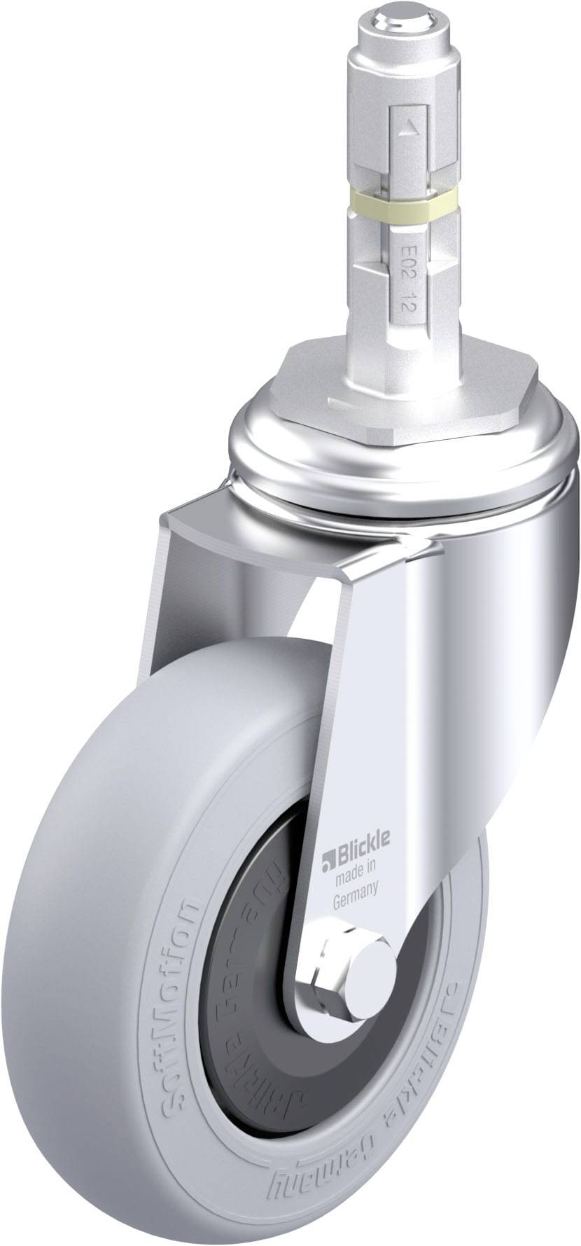 Blickle 942231 LKRA-POES 102KF-11-SG-E12 Apparate-Lenkrolle Rad-Durchmesser: 100mm Tragfähigkeit (max.): 120kg 1St.