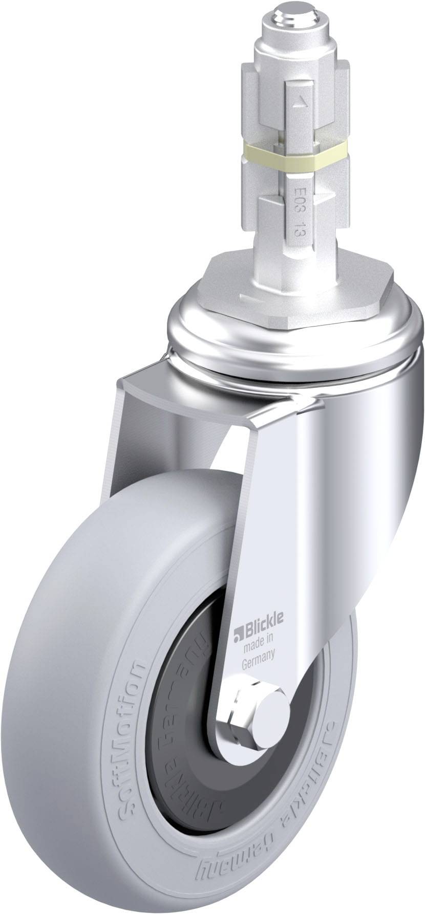 Blickle 952350 LKRA-POES 102KF-11-SG-E13 Apparate-Lenkrolle Rad-Durchmesser: 100mm Tragfähigkeit (max.): 120kg 1St.