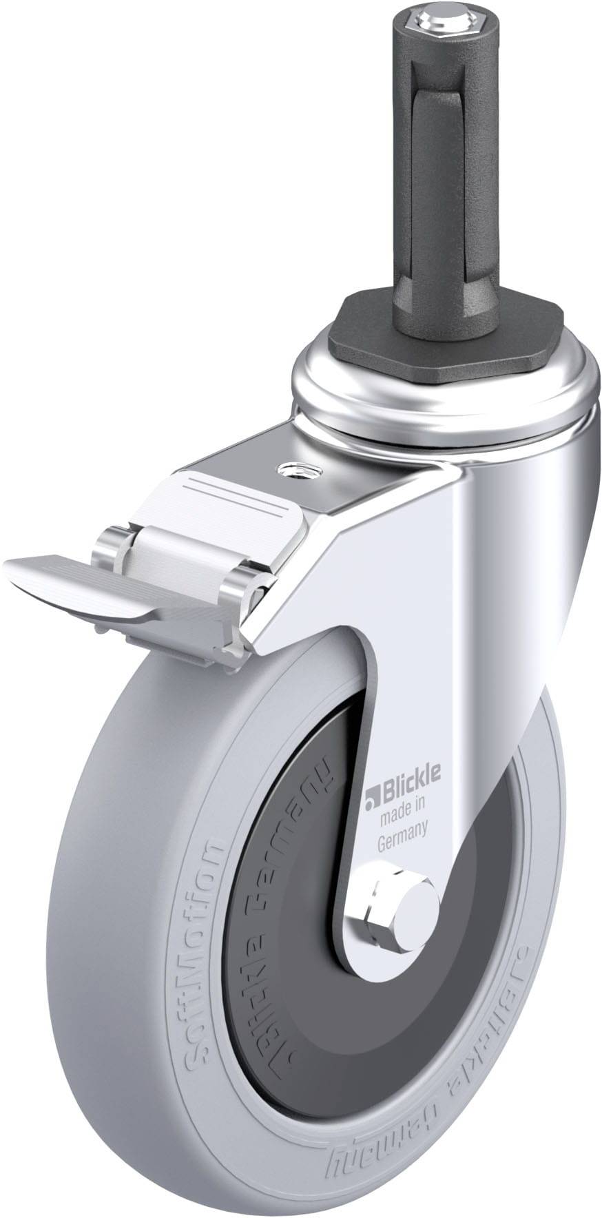 Blickle 951161 LKRA-POES 127KF-11-FI-SG-ER12 Apparate-Lenkrolle Rad-Durchmesser: 125mm Tragfähigkeit (max.): 120kg 1St.