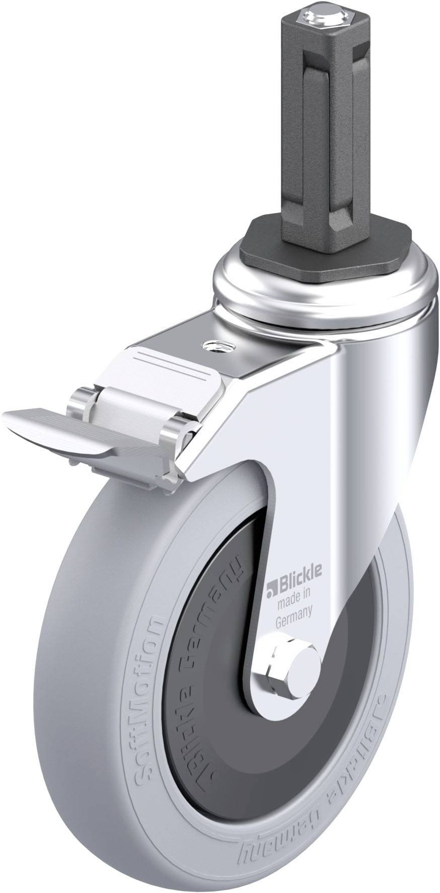 Blickle 952370 LKRA-POES 127KF-11-FI-SG-EV12 Apparate-Lenkrolle Rad-Durchmesser: 125mm Tragfähigkeit (max.): 120kg 1St.