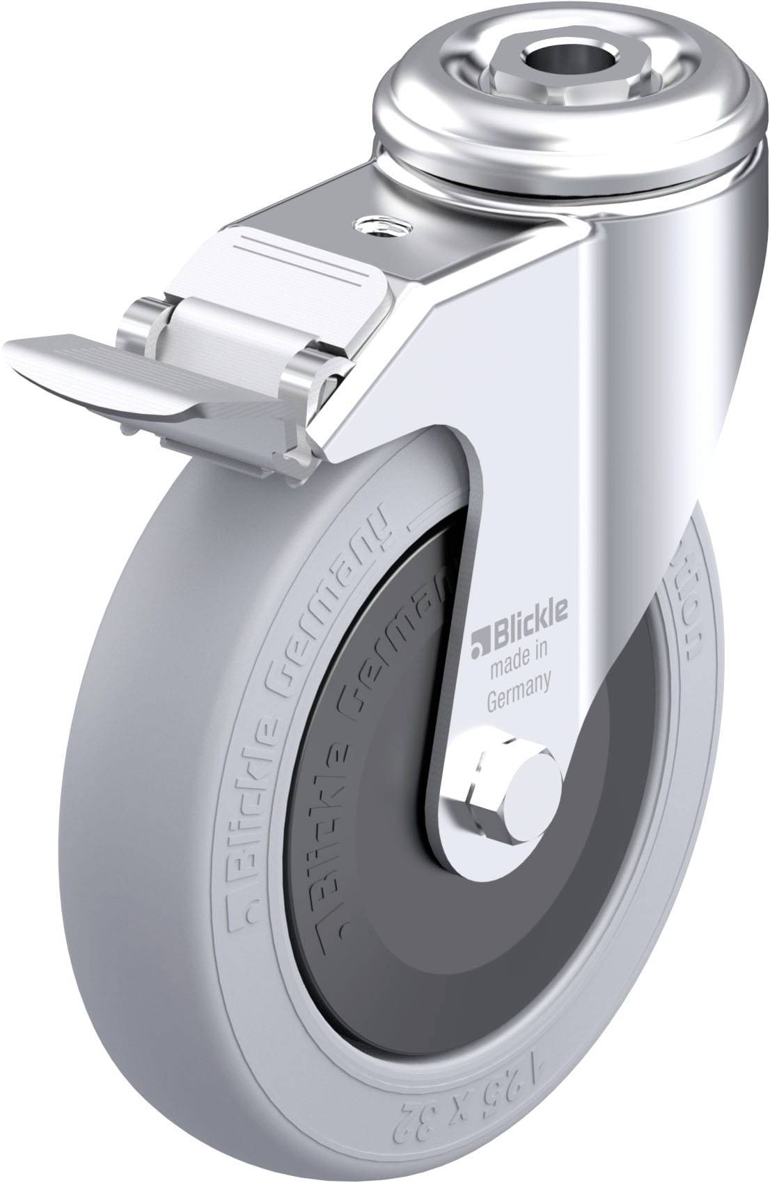 Blickle 921806 LKRA-POES 127KF-FI-SG Apparate-Lenkrolle Rad-Durchmesser: 125mm Tragfähigkeit (max.): 120kg 1St.