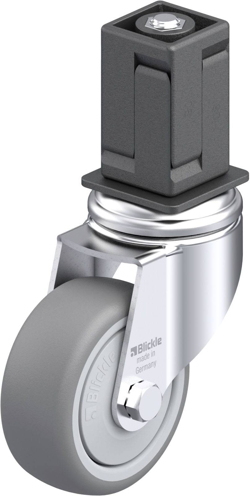 Blickle 921878 LKRA-TPA 80KF-11-EV18 Apparate-Lenkrolle Rad-Durchmesser: 80mm Tragfähigkeit (max.): 100kg 1St.
