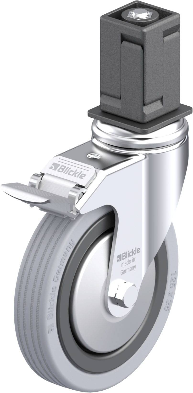 Blickle 924921 LKRA-VPA 125K-11-FI-FA-EV18 Apparate-Lenkrolle Rad-Durchmesser: 125mm Tragfähigkeit (max.): 100kg 1St.