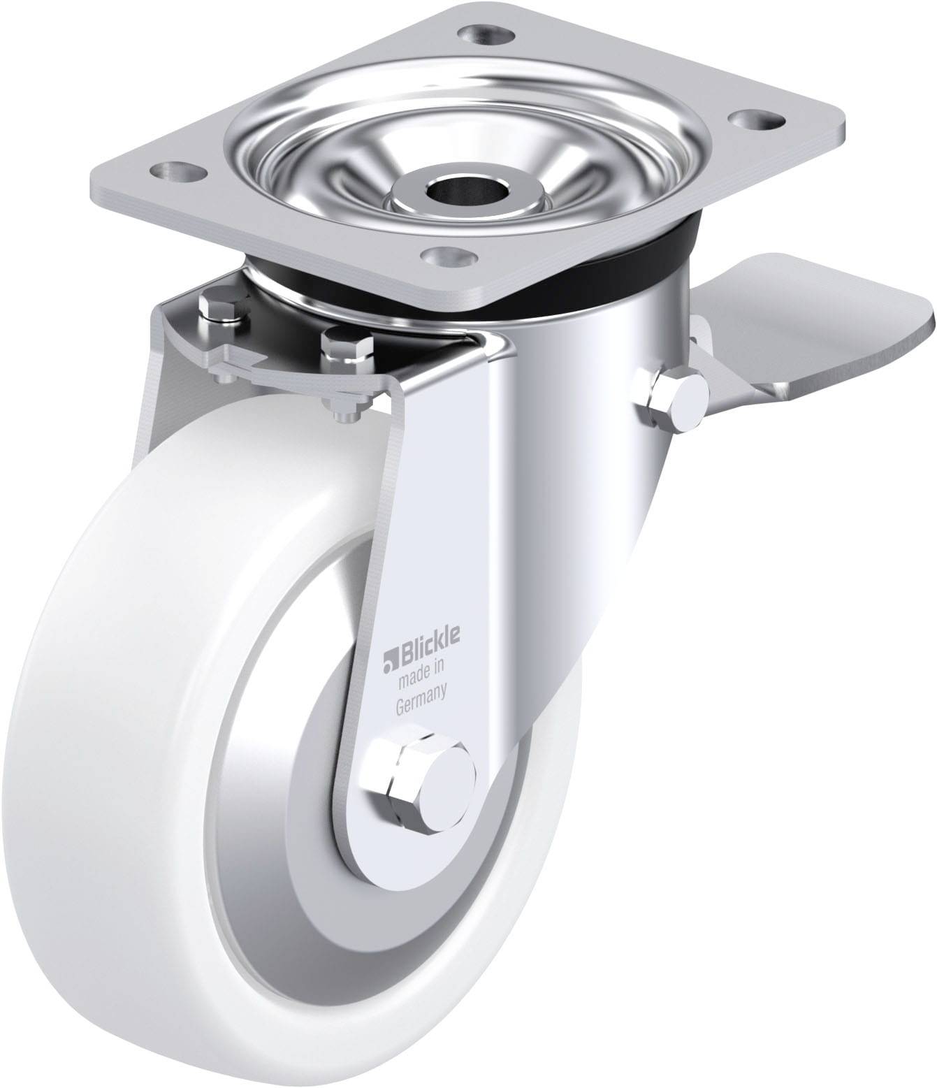 Blickle 750524 LK-SPO 150G-ST-FA Stahlblech-Lenkrolle Rad-Durchmesser: 150mm Tragfähigkeit (max.): 600kg 1St.