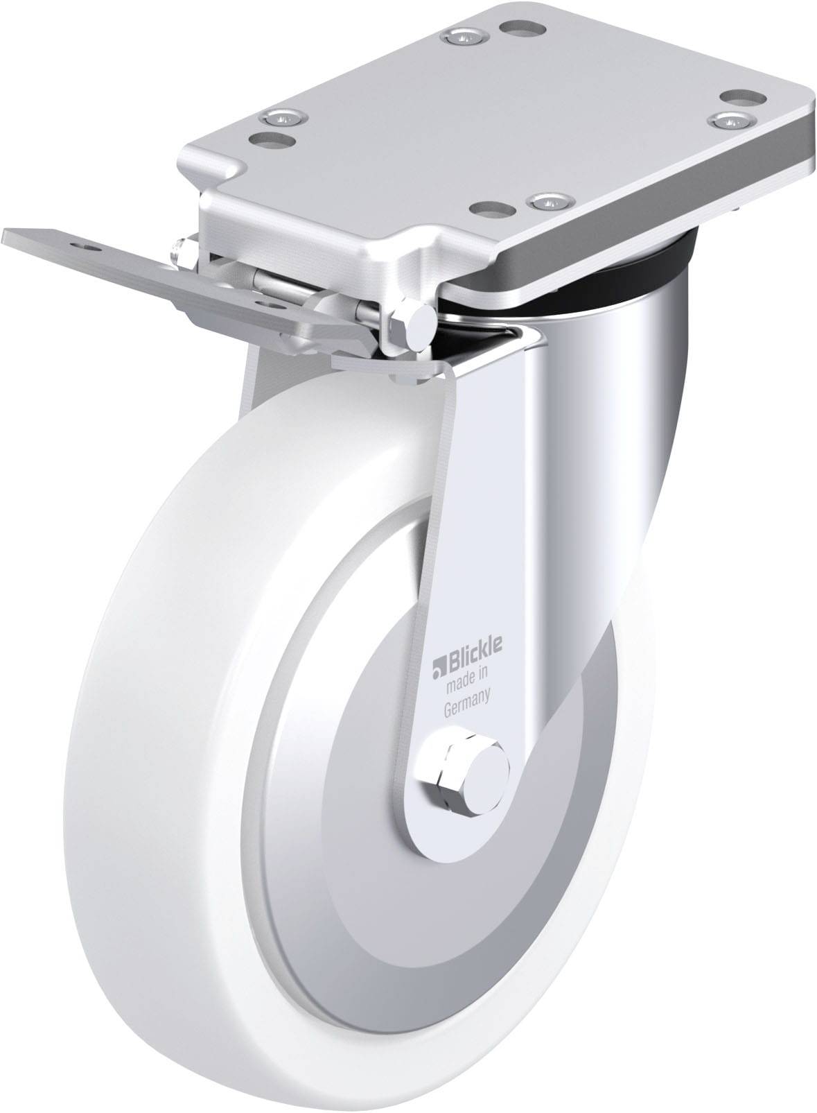 Blickle 750549 LK-SPO 200K-IS-FA Stahlblech-Lenkrolle Rad-Durchmesser: 200mm Tragfähigkeit (max.): 600kg 1St.