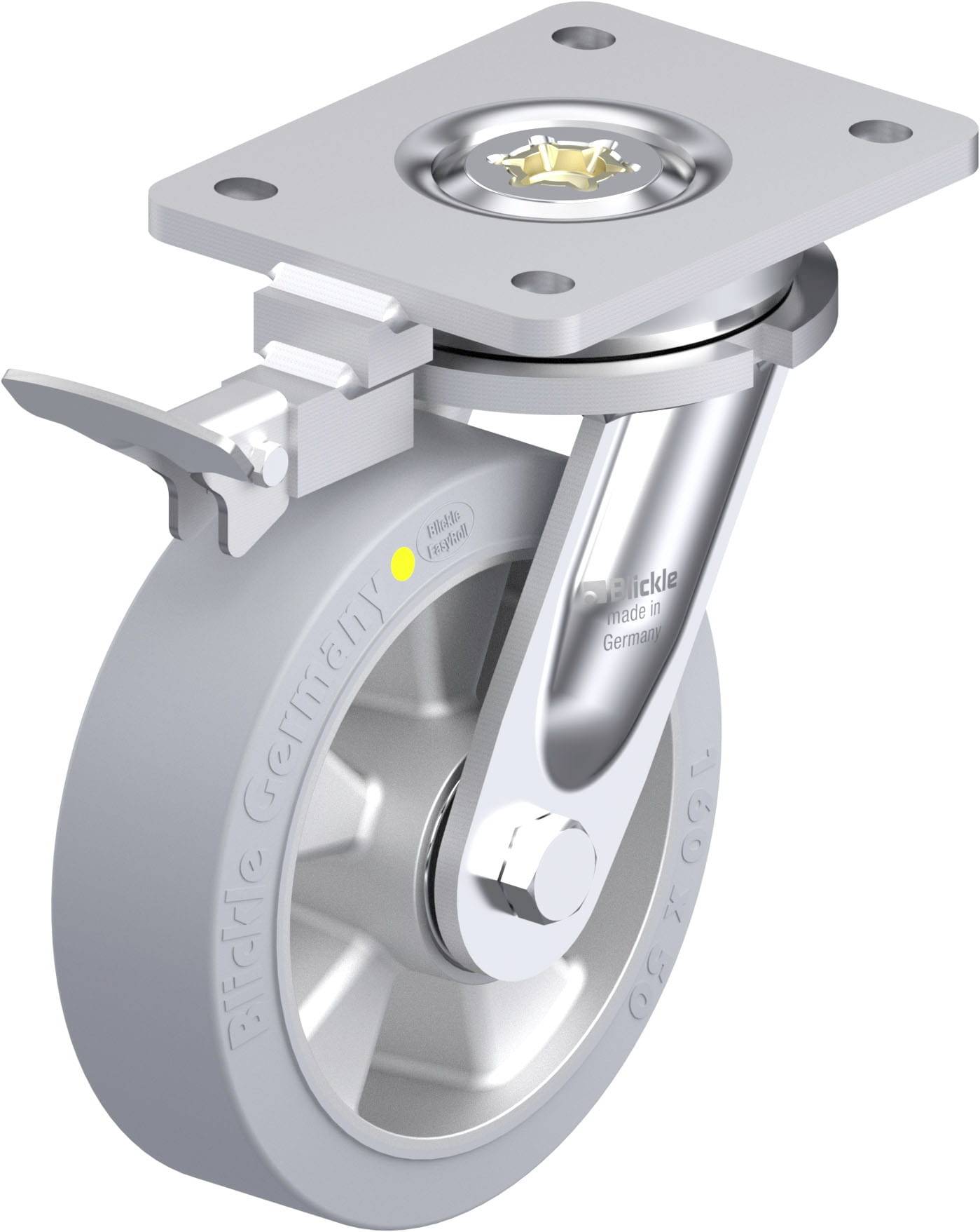 Blickle 936119 LO-ALEV 160K-SG-AS-RI4 Schwerlast-Lenkrolle Rad-Durchmesser: 160mm Tragfähigkeit (max.): 350kg 1St.