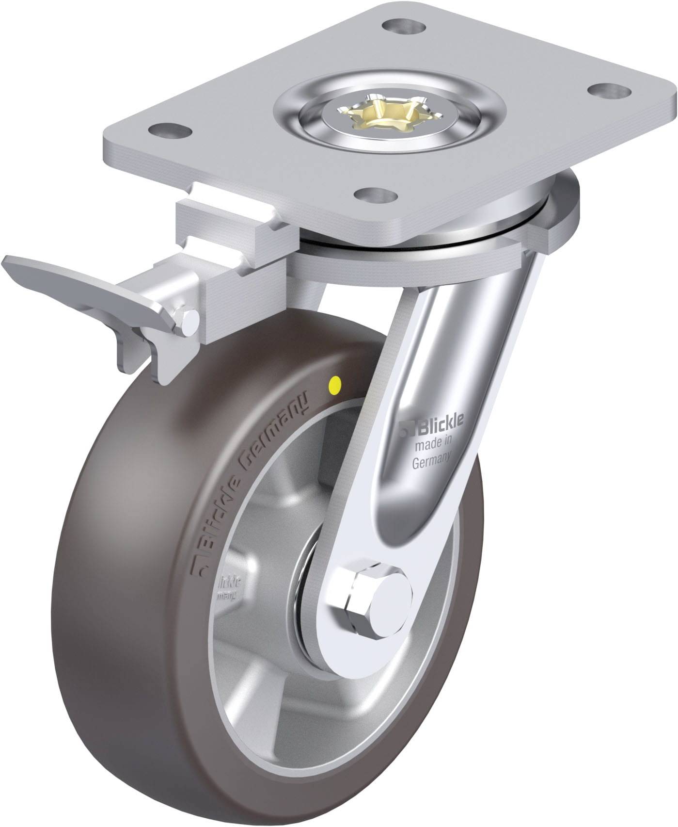 Blickle 936554 LO-ALST 150K-AS-RI4 Schwerlast-Lenkrolle Rad-Durchmesser: 150mm Tragfähigkeit (max.): 500kg 1St.