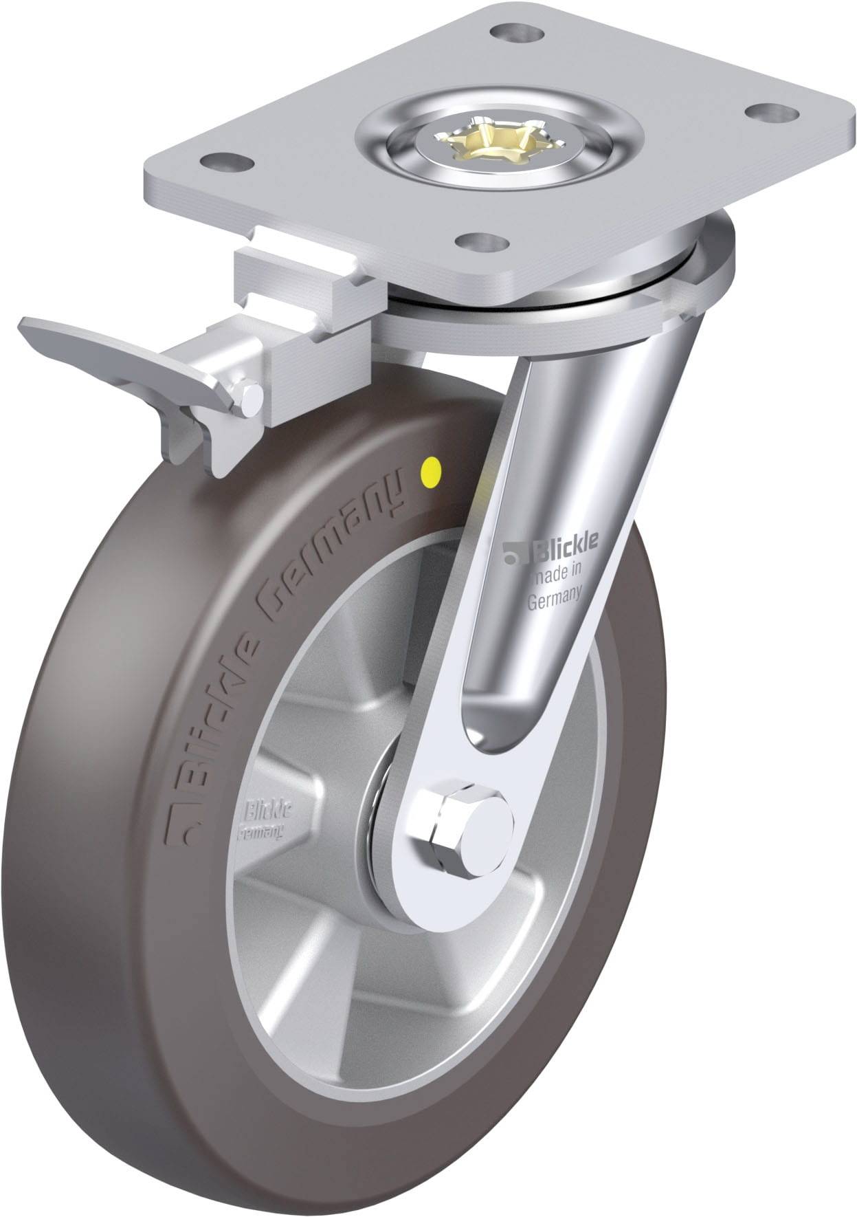 Blickle 936562 LO-ALST 200K-AS-RI4 Schwerlast-Lenkrolle Rad-Durchmesser: 200mm Tragfähigkeit (max.): 750kg 1St.