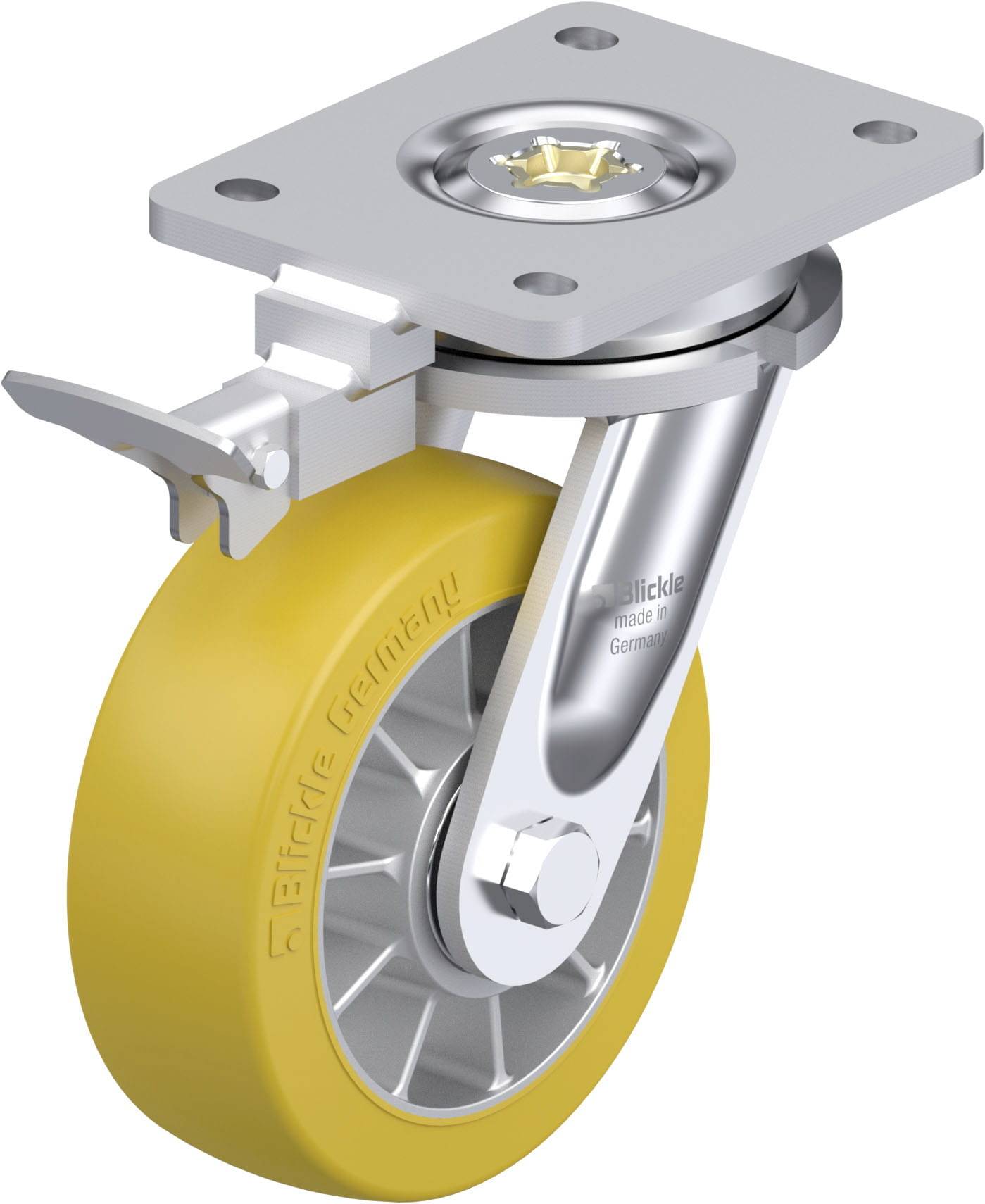 Blickle 936748 LO-ALTH 152K-RI4 Schwerlast-Lenkrolle Rad-Durchmesser: 150mm Tragfähigkeit (max.): 900kg 1St.