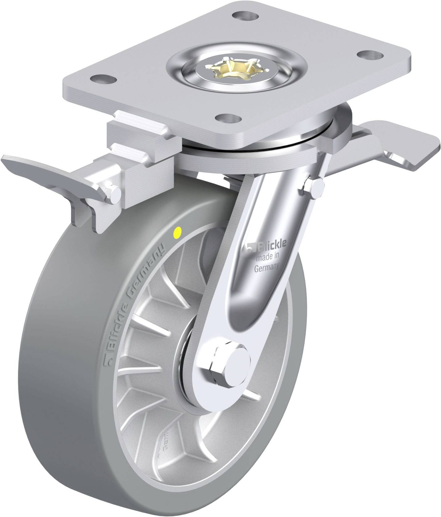 Blickle 936770 LO-ALTH 162K-ST-AS-RI4 Schwerlast-Lenkrolle Rad-Durchmesser: 160mm Tragfähigkeit (max.): 950kg 1St.