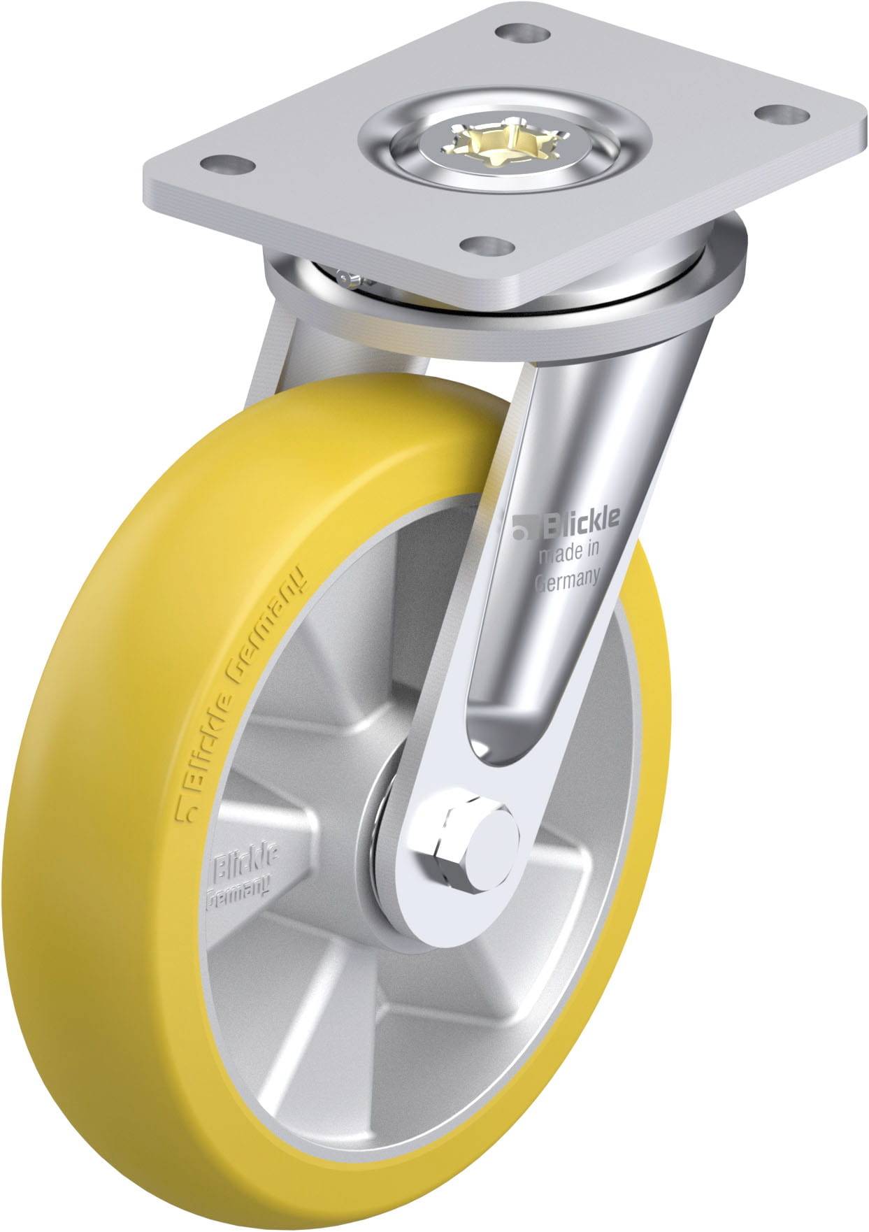 Blickle 886280 LO-ALTH 200K-CO Schwerlast-Lenkrolle Rad-Durchmesser: 200mm Tragfähigkeit (max.): 800kg 1St.