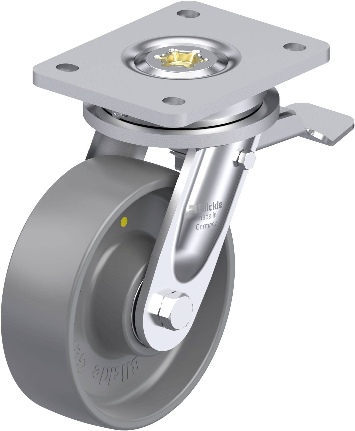 Blickle 937028 LO-PO 150K-ST-ELS Schwerlast-Lenkrolle Rad-Durchmesser: 150mm Tragfähigkeit (max.): 400kg 1St.