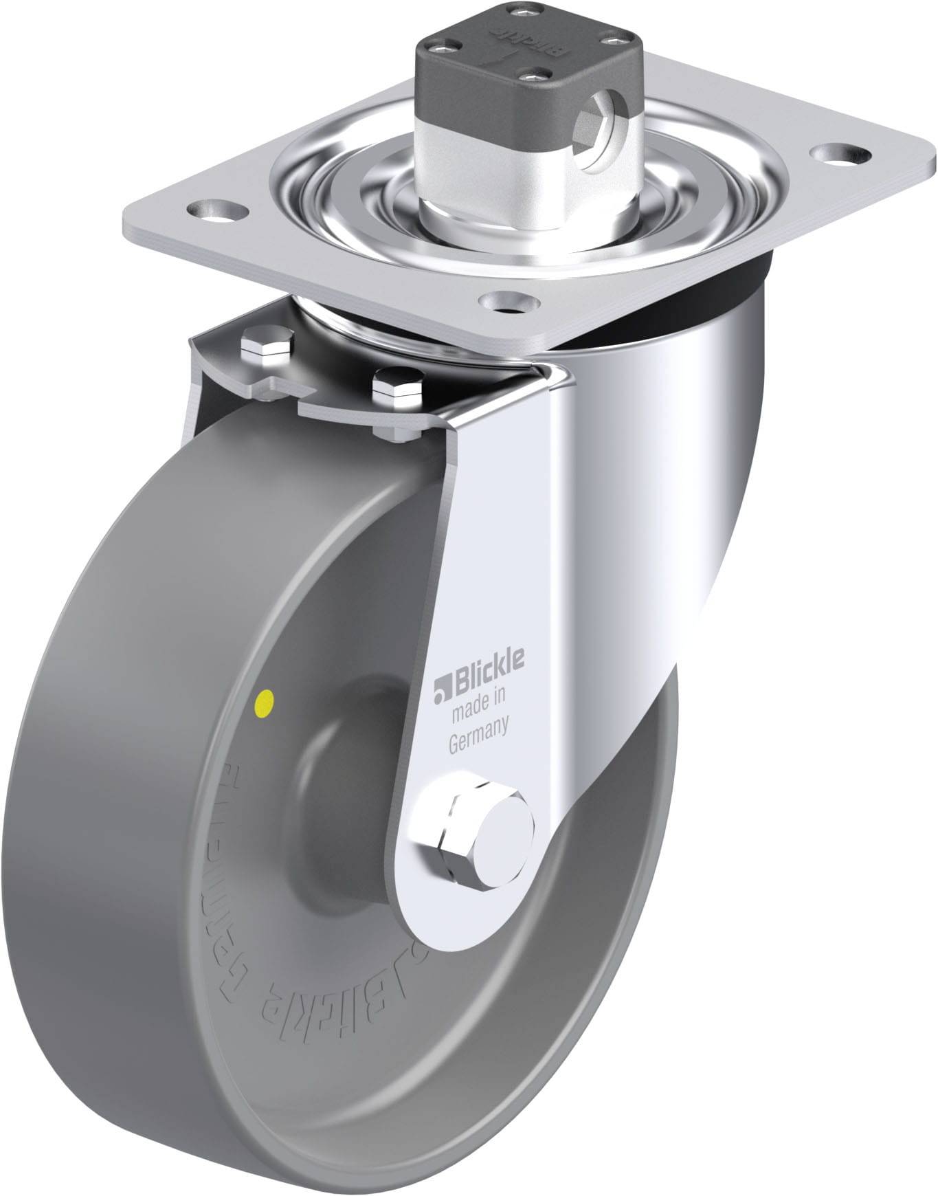 Blickle 936921 L-PO 160G-CS11-ELS Stahlblech-Lenkrolle Rad-Durchmesser: 160mm Tragfähigkeit (max.): 400kg 1St.