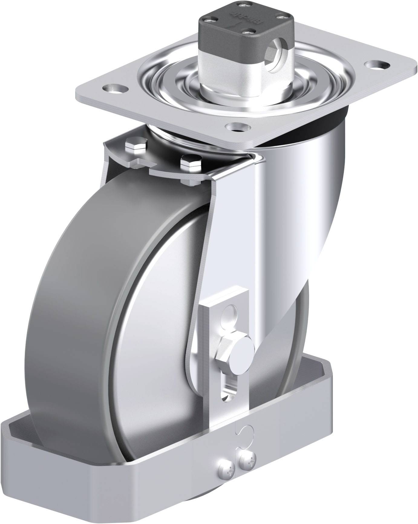 Blickle 946861 L-PO 160G-CS11-ELS-FA-FS Stahlblech-Lenkrolle Rad-Durchmesser: 160mm Tragfähigkeit (max.): 400kg 1St.